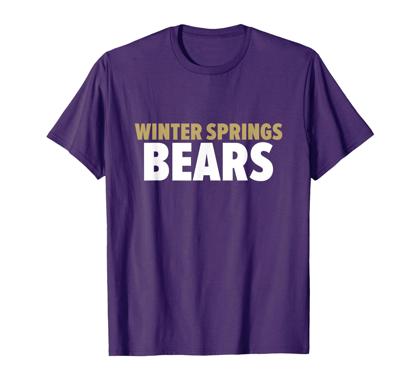 Winter Springs Bears Bold T-Shirt