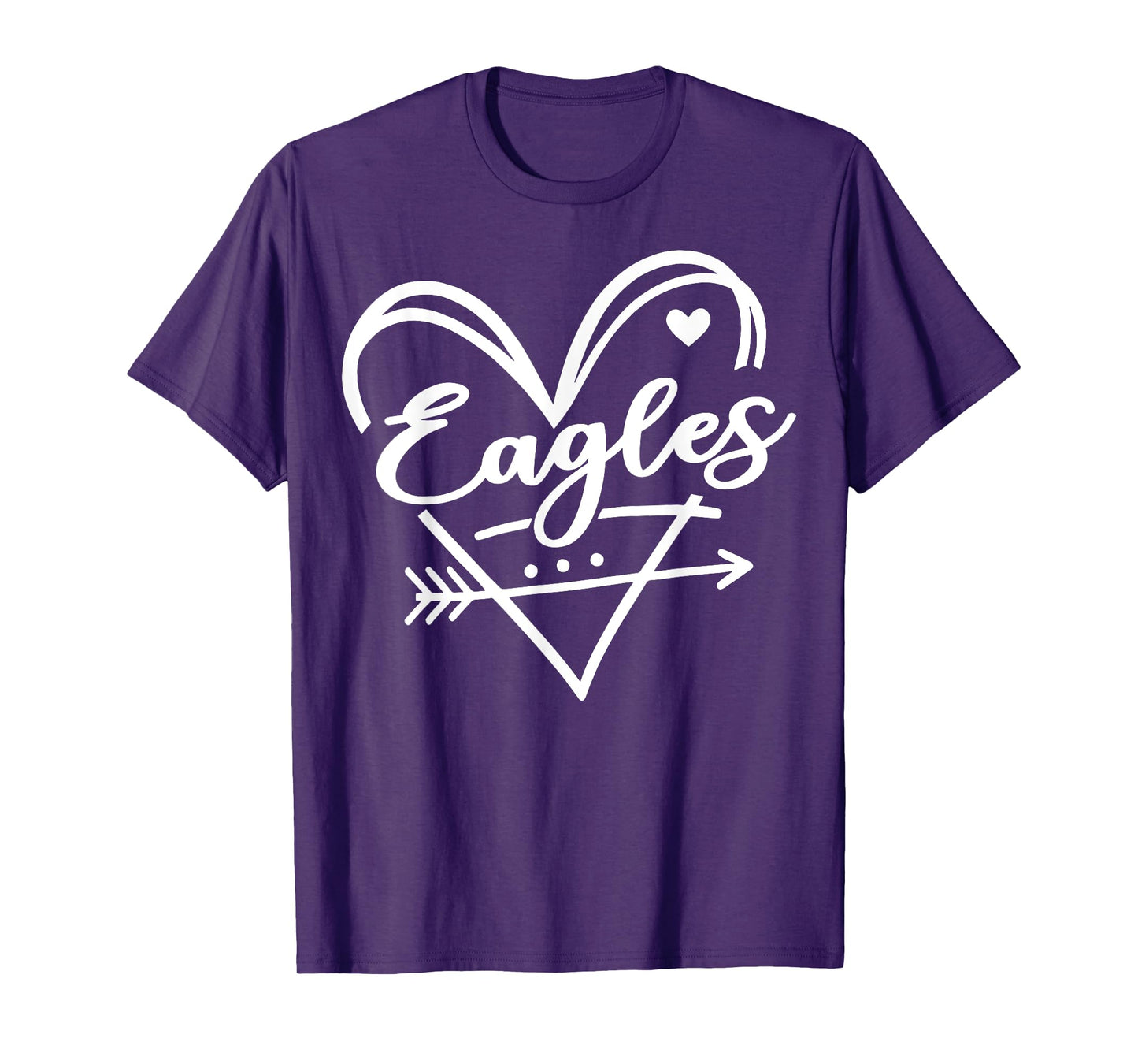 Retro Eagles Graphic Heart Classic Gift for Men Women Kids T-Shirt