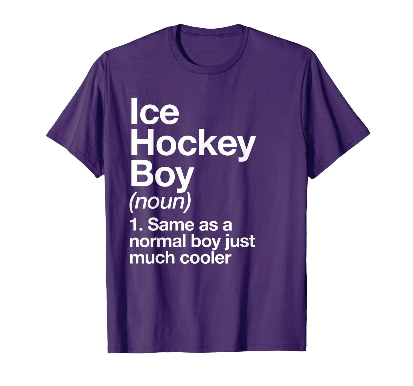 Ice Hockey Boy Definition Funny Sports T-Shirt
