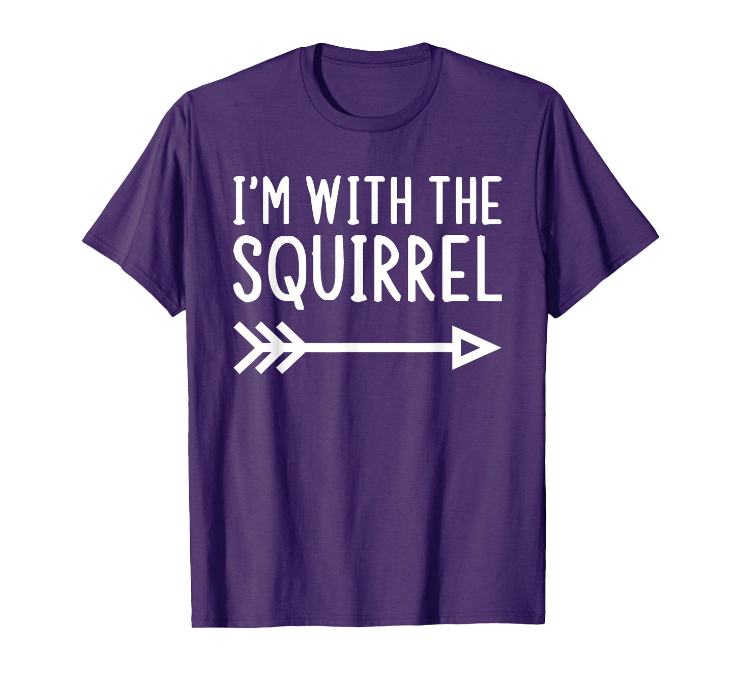 I'm With The Squirrel Funny Matching Halloween Costume T-Shirt