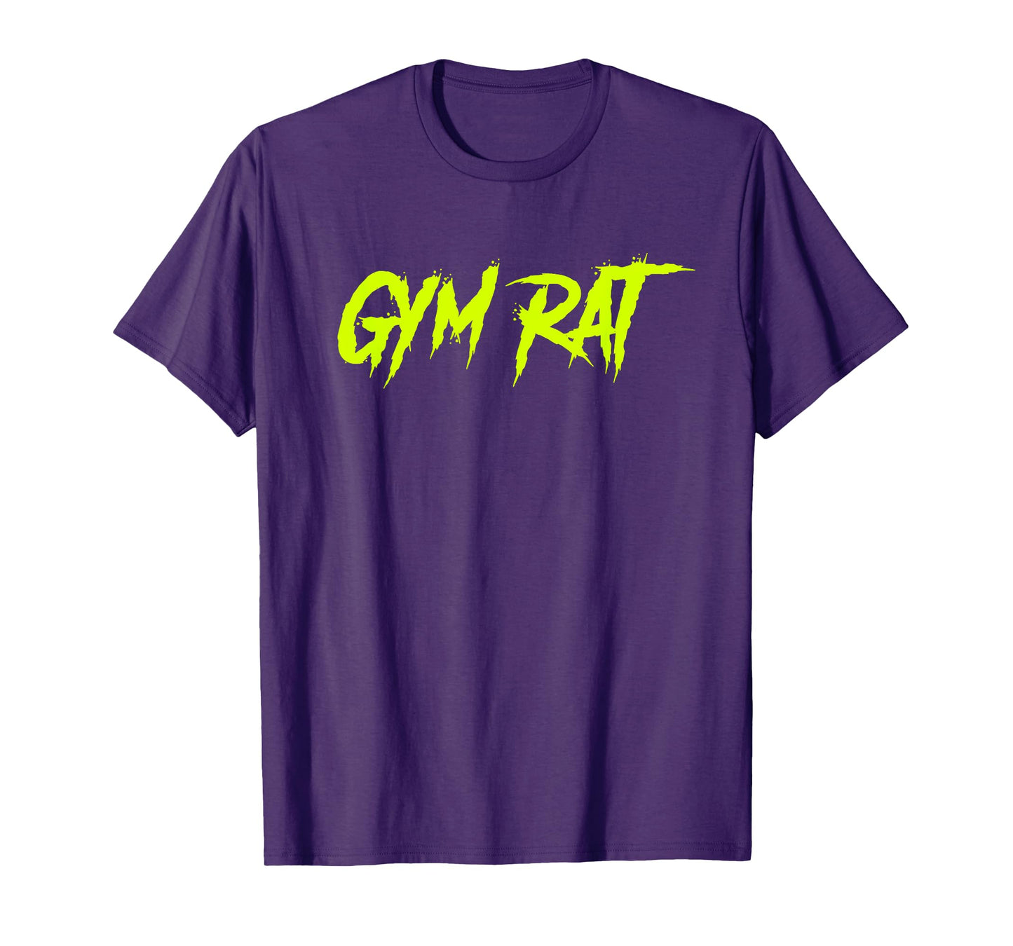 Gym Rat Gifts Men Essential Clothes Hustle Fitness Graffiti T-Shirt