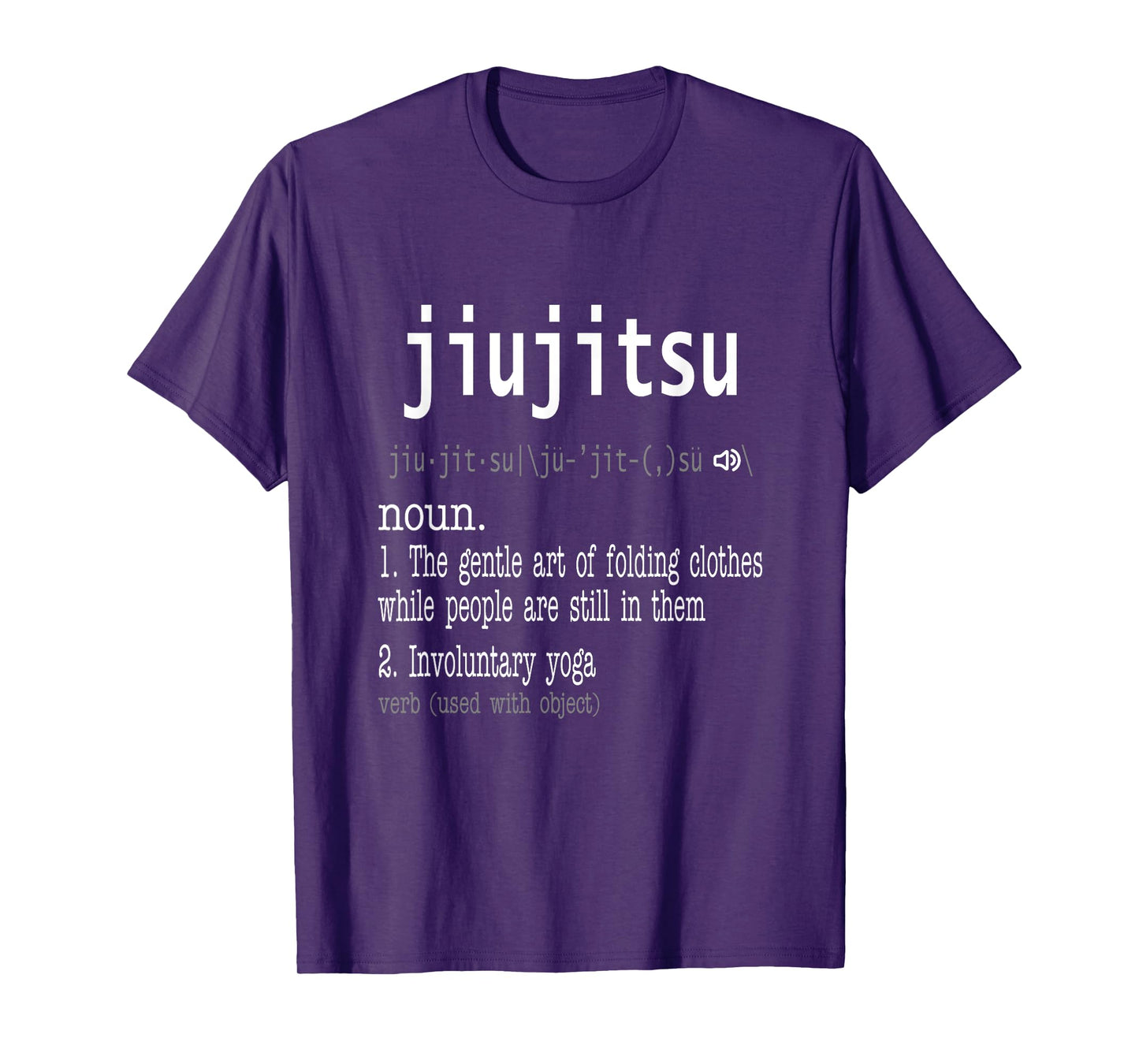 Funny Jiu Jitsu Definition MMA BJJ noun T-Shirt