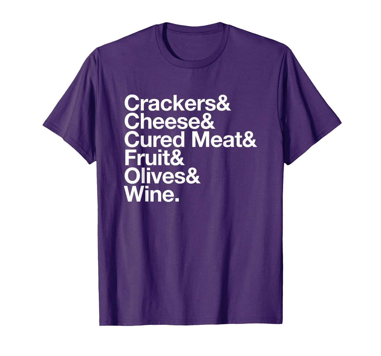 Charcuterie Board Shirt Cheese Lover Foodie Ampersand List T-Shirt