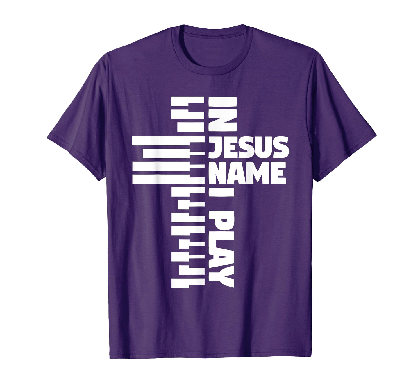 Piano Keys I Play In Jesus Name T-Shirt