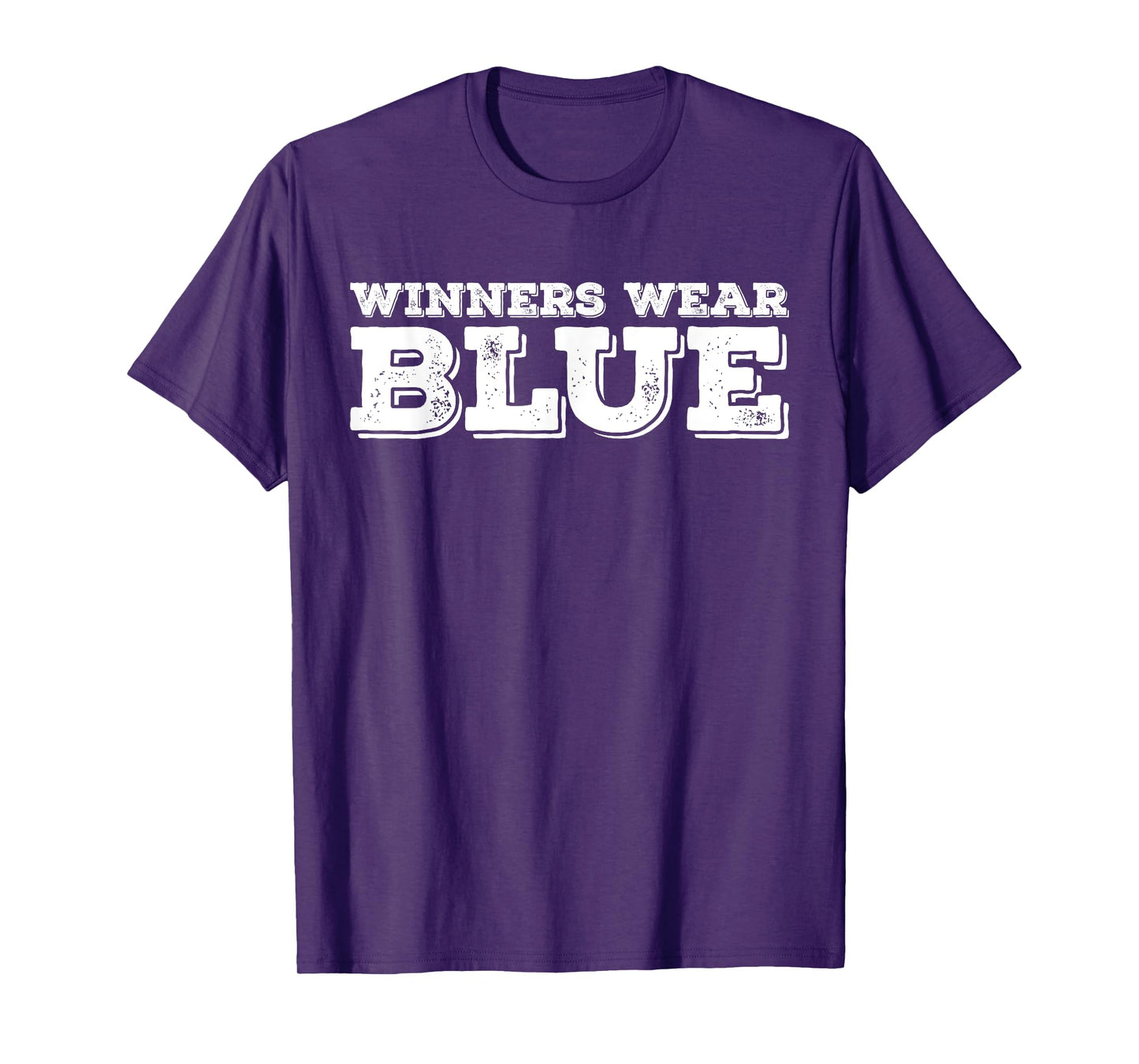 Winners Wear Blue Spirit Wear Team Game Color War Funny T-Shirt