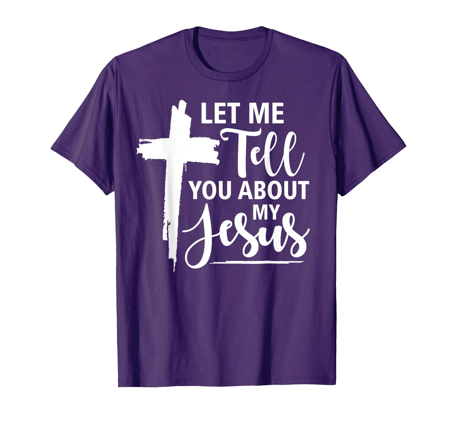 Retro Tie Dye Rainbow Let Me Tell You About My Jesus God T-Shirt