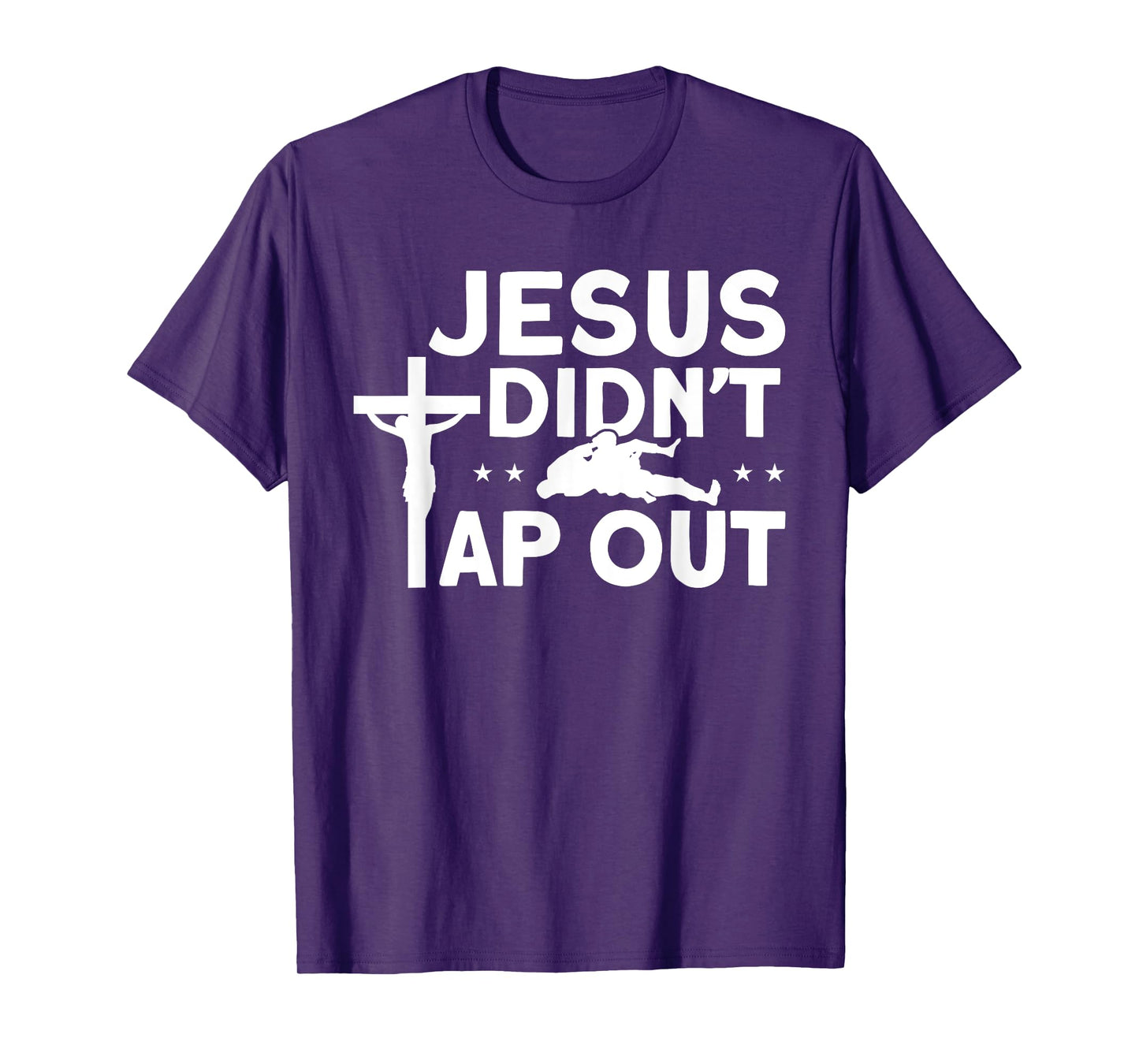 Jiu Jitsu Vintage Jesus Didn't Tap Out T-Shirt