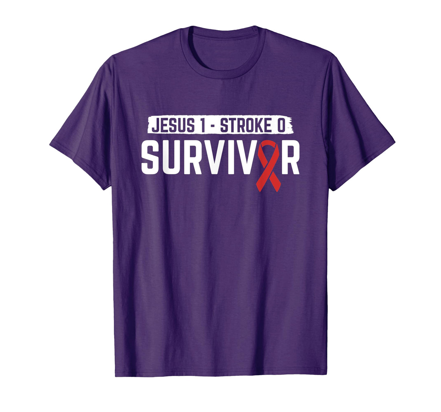 Jesus 1 - Stroke 0 Stroke Survivor Stroke Recovery Patient T-Shirt