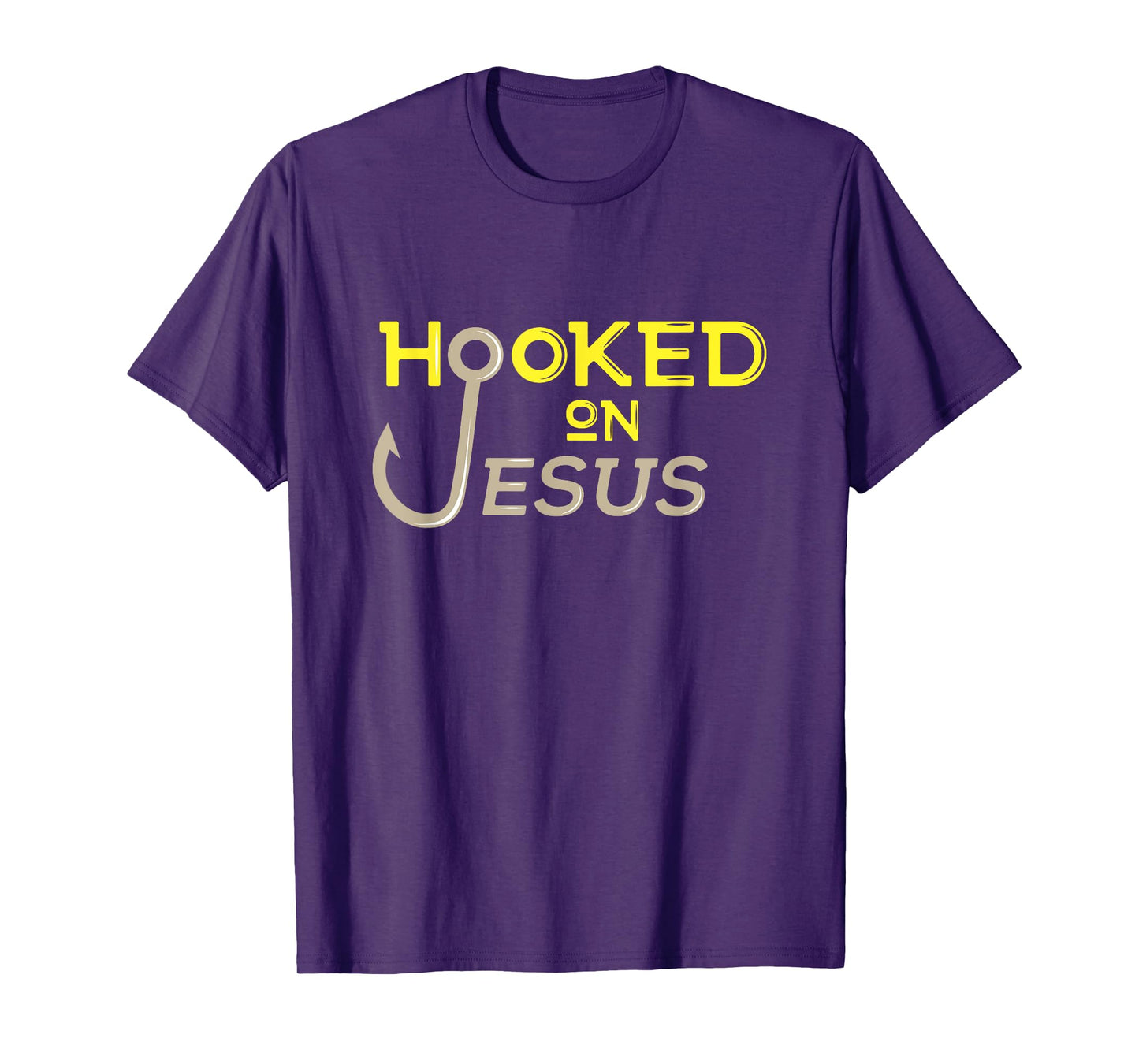 Hooked on Jesus Christian T-shirt T-Shirt