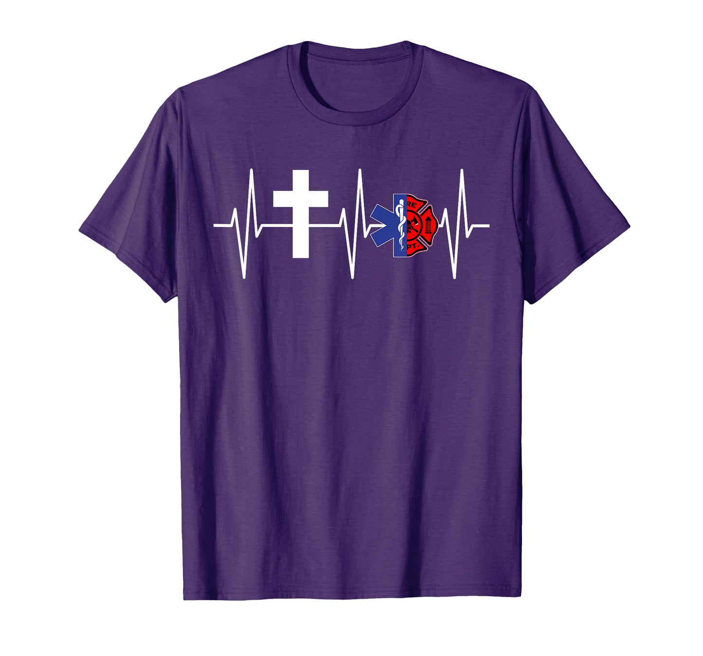 Christian Firefighter EMT Shirt Religious Firefighter EMS T-Shirt