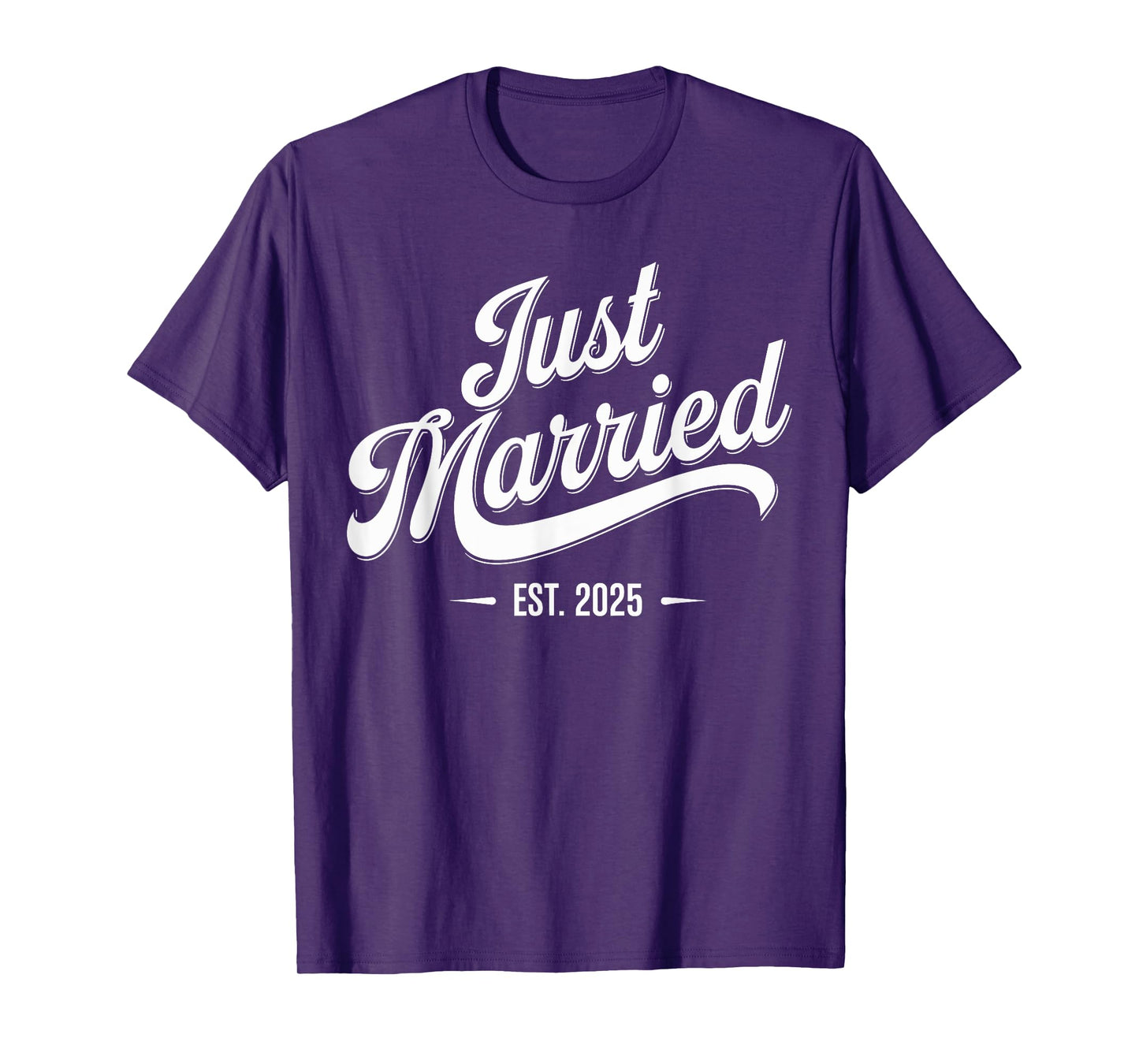Mr. Est. 2025 Just Married Wedding Hubby Mr & Mrs T-Shirt