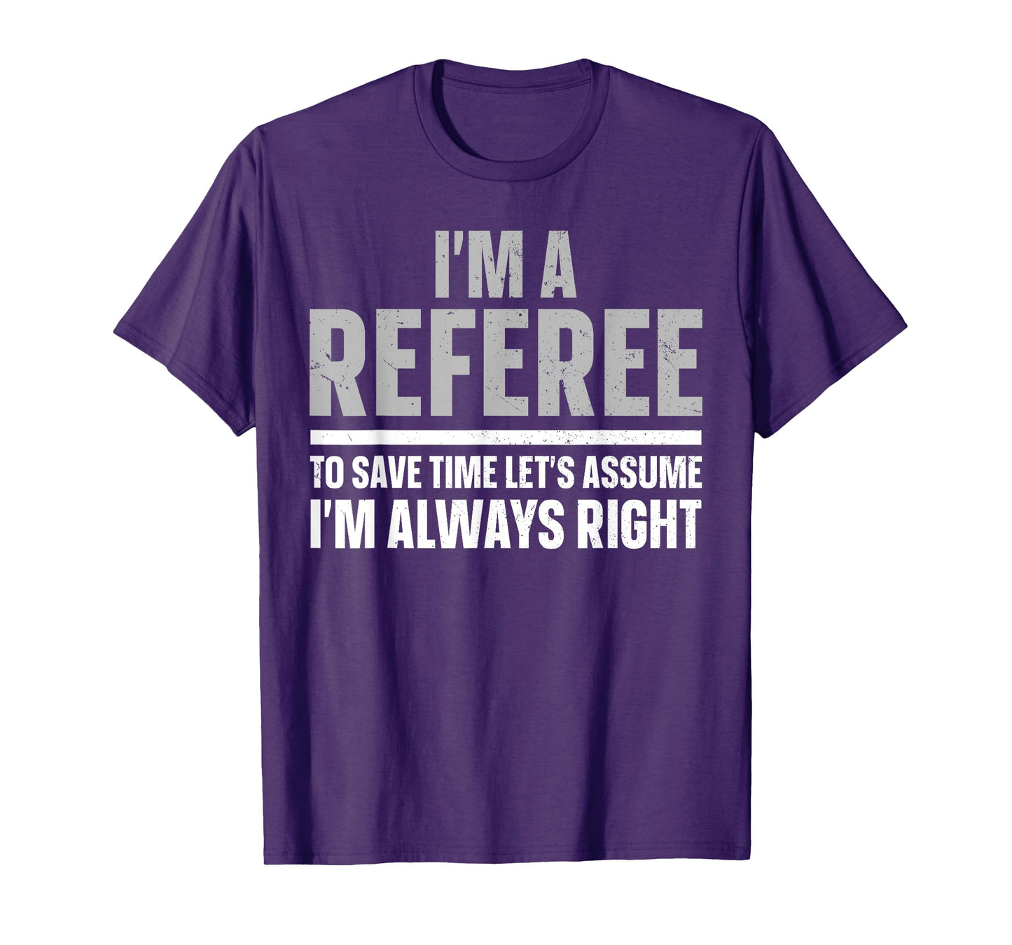 Cool Referee Design For Men Women Reffing Sports Ref Referee T-Shirt
