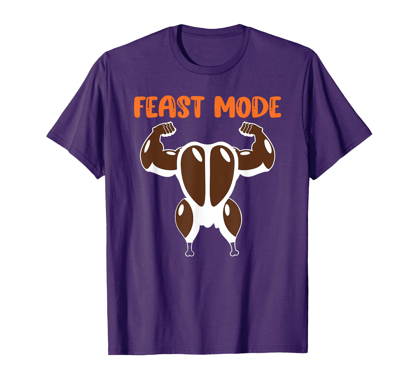 Feast Mode Muscle Turkey Workout Fitness Thanksgiving Funny T-Shirt