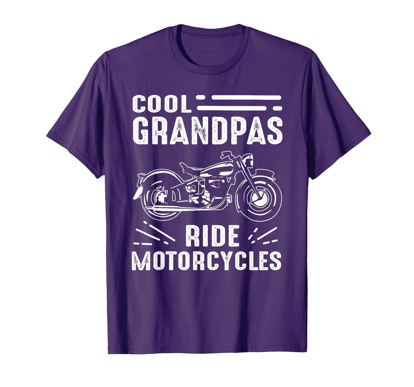 Cool Grandpas Ride MotorCycles - Funny Grand Father Biker T-Shirt