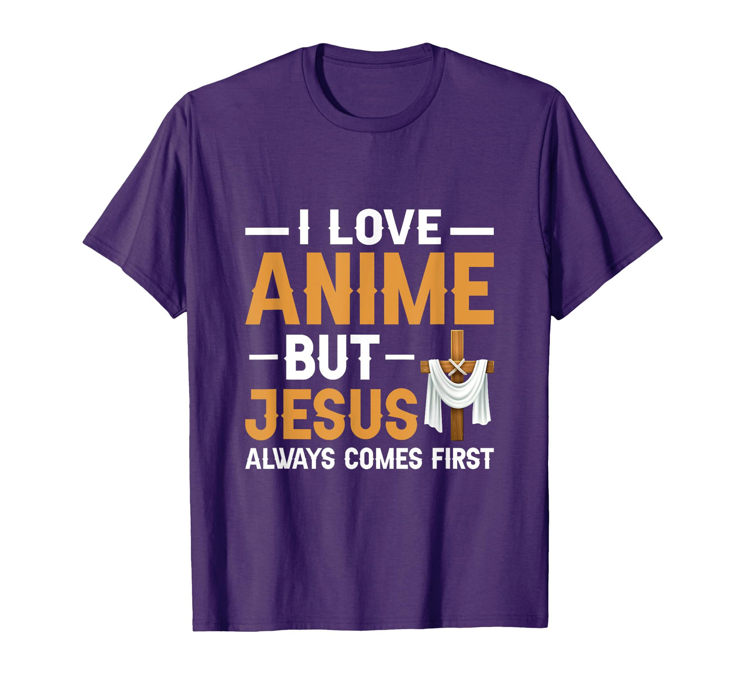 I Love Anime But Jesus Always Comes First Religion T-Shirt