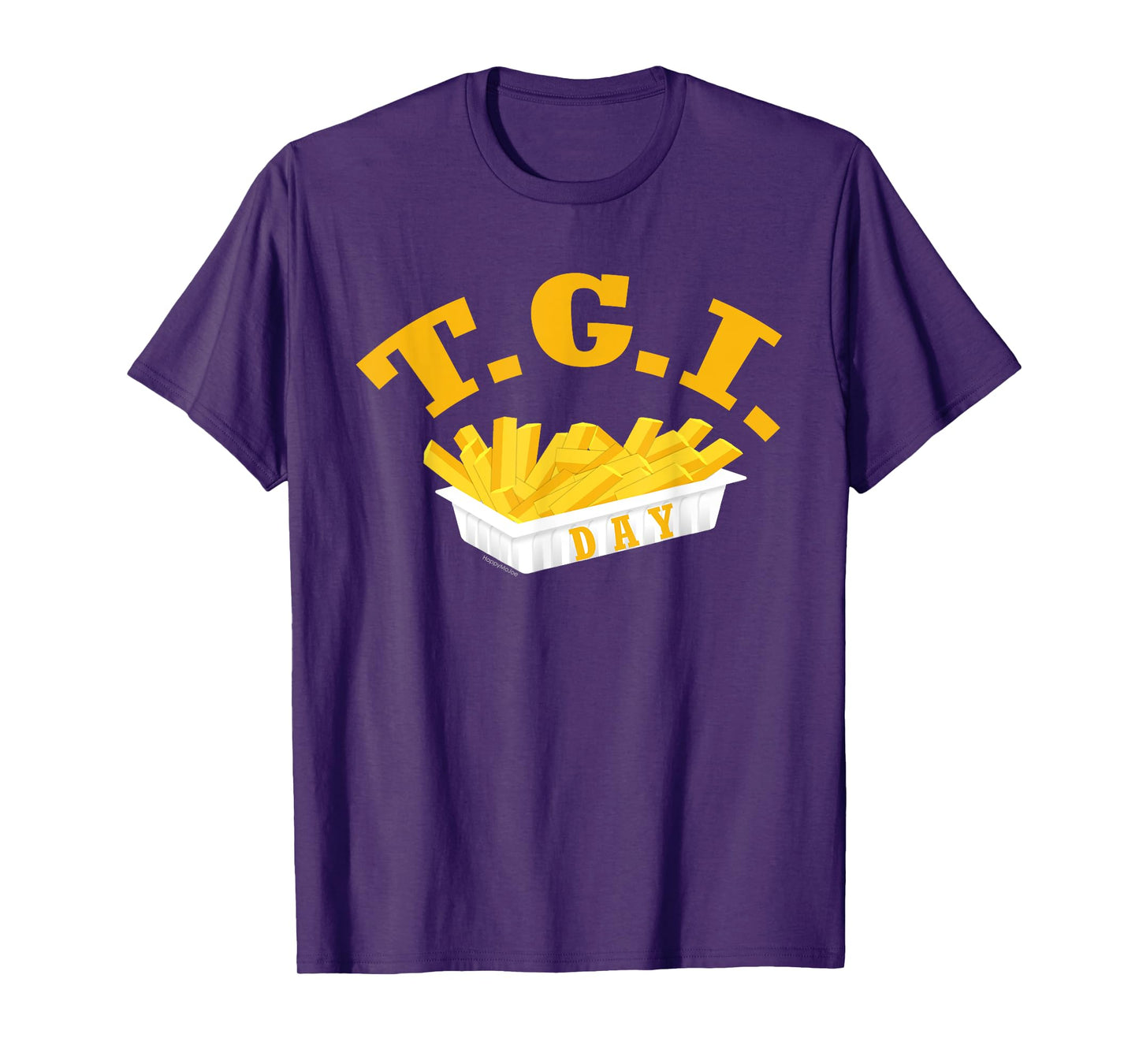 TGI FRI Day - Thank God It's Friday Funny French Fries Tee T-Shirt