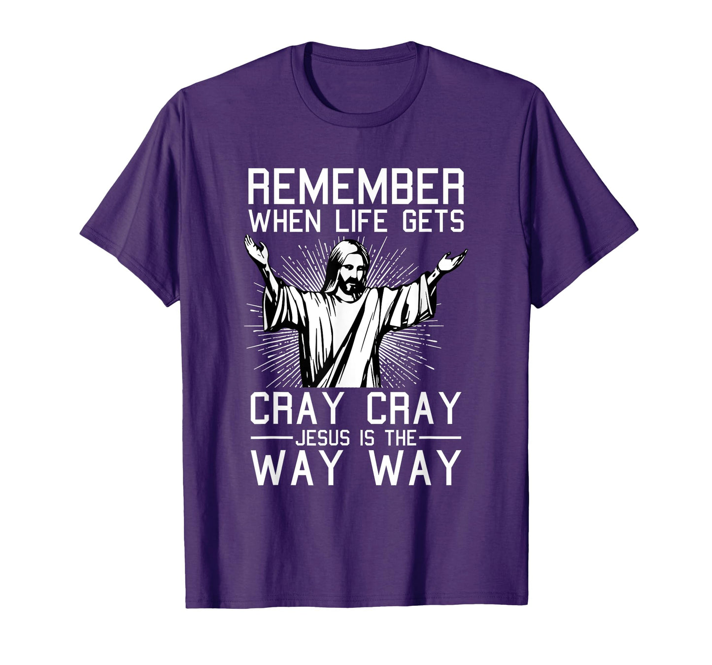 Jesus Is The Way Christmas Funny Faith Religious Christian T-Shirt