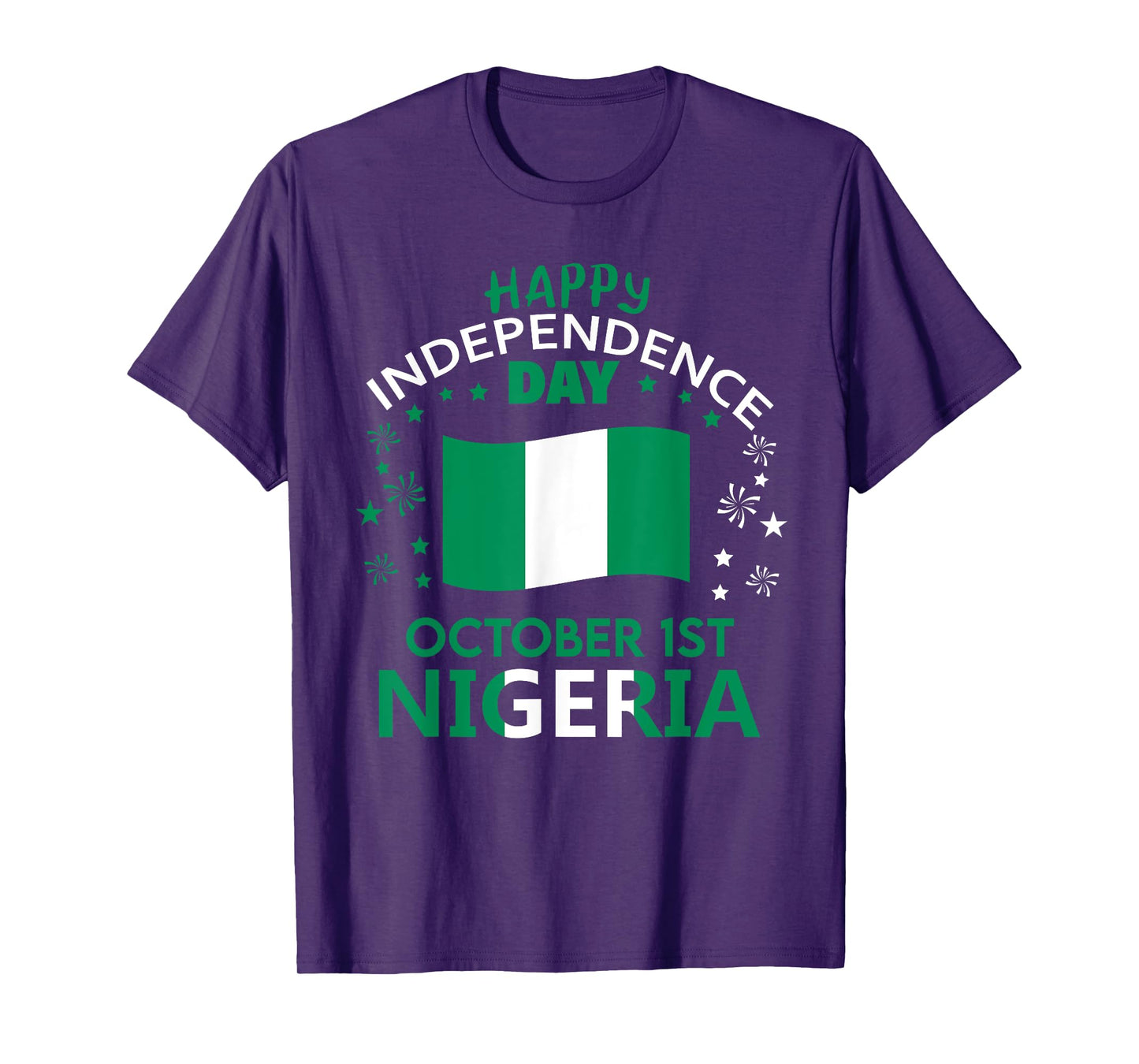 Nigeria 65th Independence Day Nigerian Pride Nigeria Flag T-Shirt