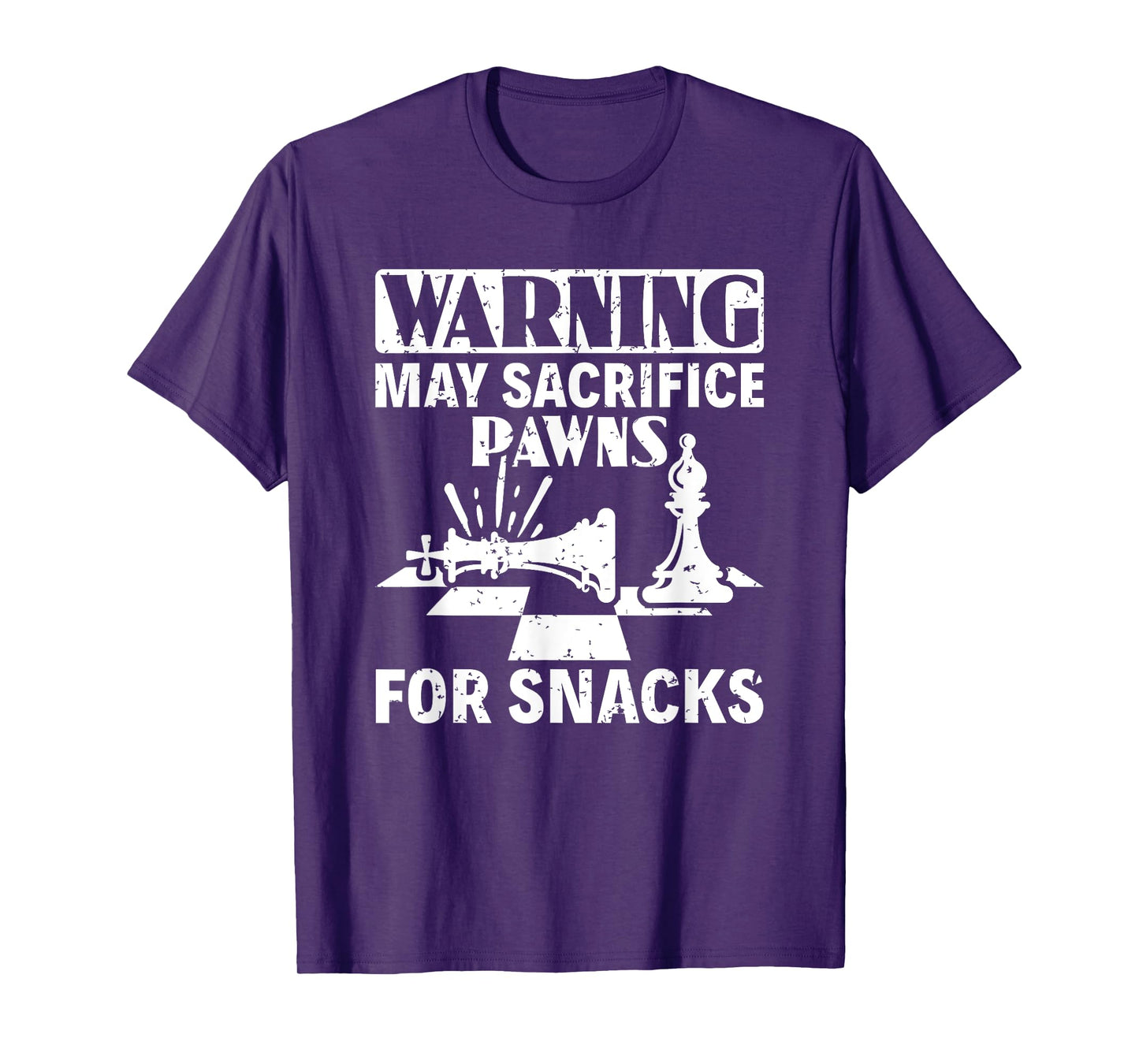 May Sacrifice Pawns For Snacks Board Game Chess Player T-Shirt