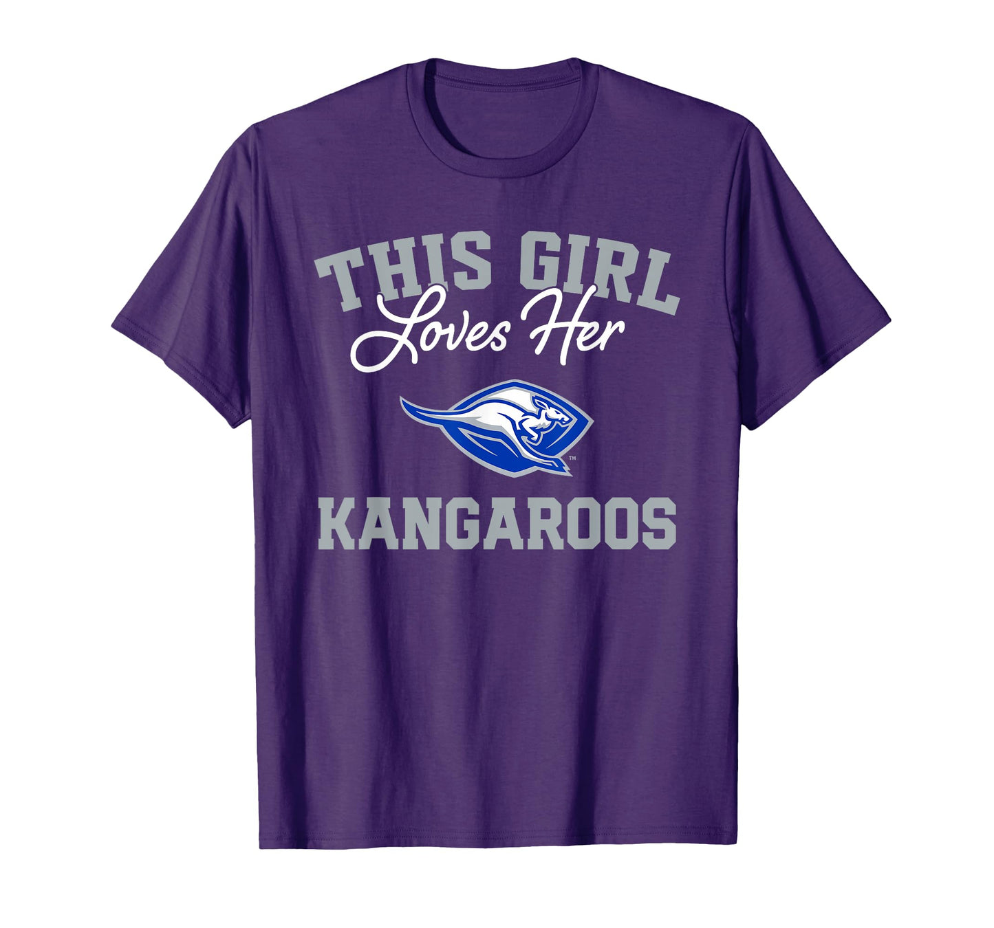 Weatherford Kangaroos Logo This Girl Loves Her HS T-Shirt