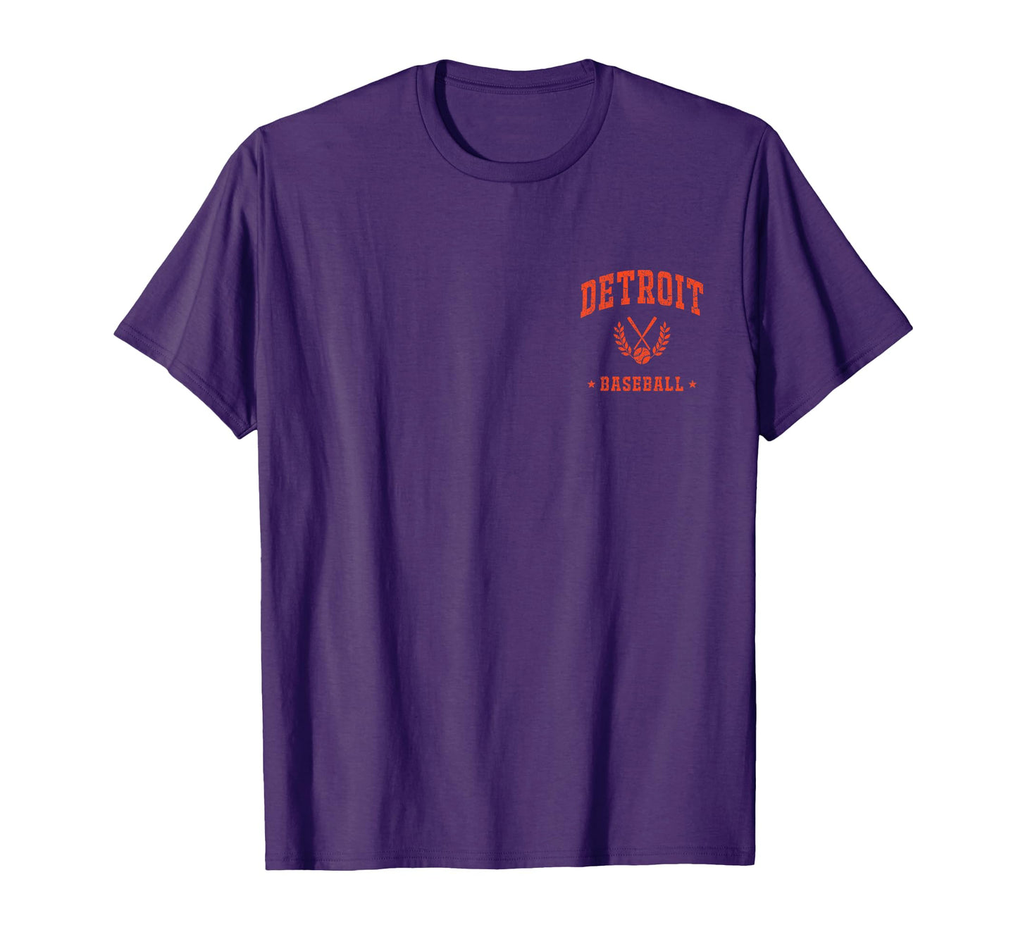 Detroit Baseball Vintage Gameday Retro Baseball Lover T-Shirt