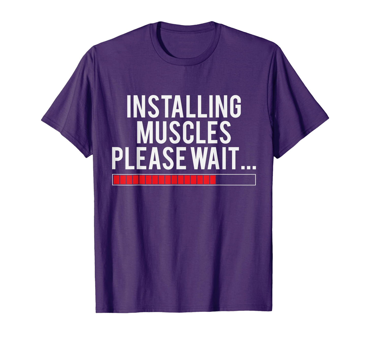Funny Gym Pun Weightlifting Muscle Crew Workout Weightlifter T-Shirt