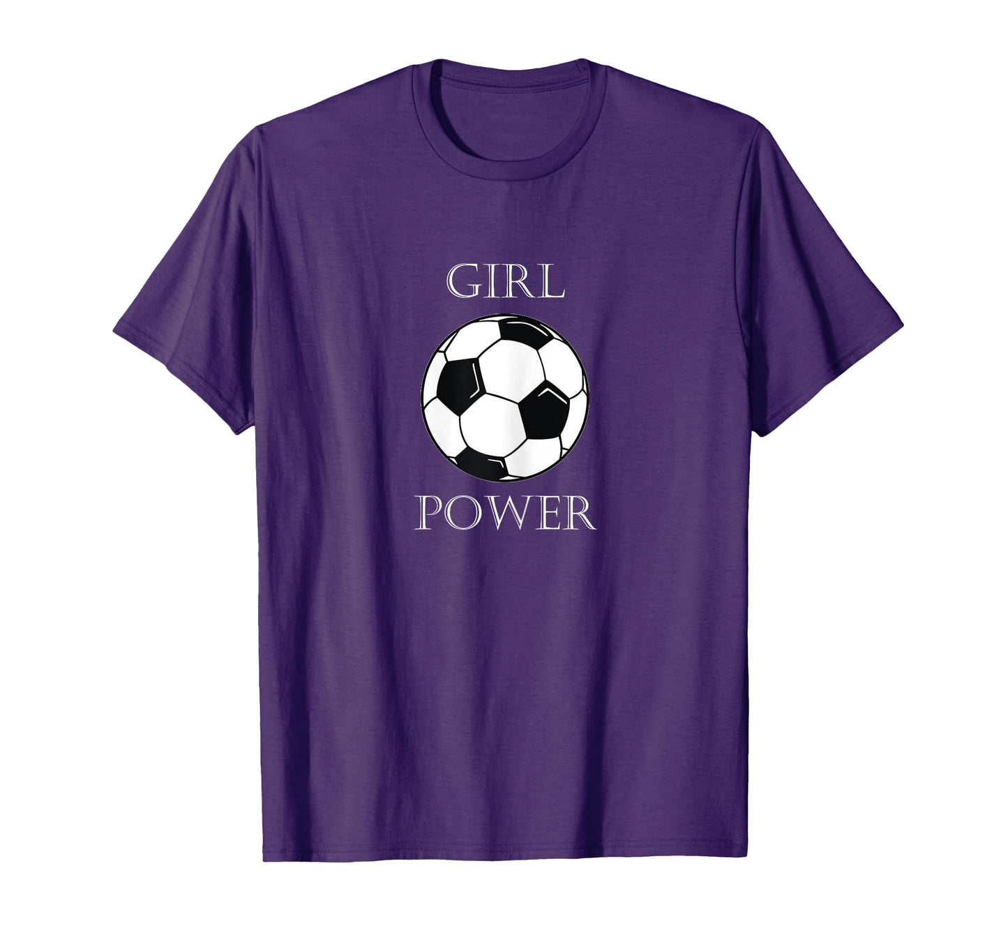 Girl Power Soccer Sports Design T-Shirt