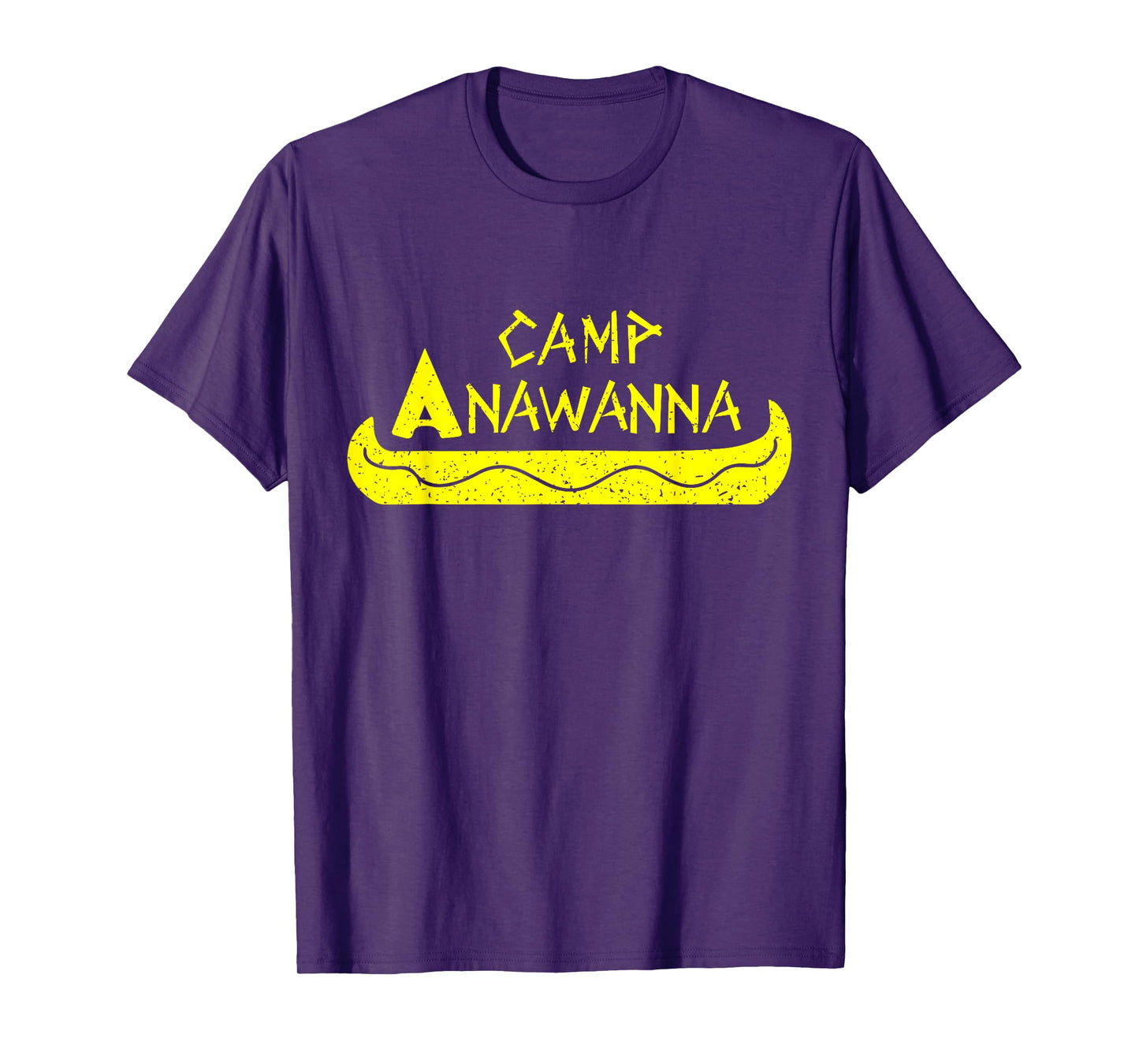 Camp Anawanna Outfits Unisex-Adults Vintage T-Shirt Black Small Classic Fit Crew Neck Short Sleeve