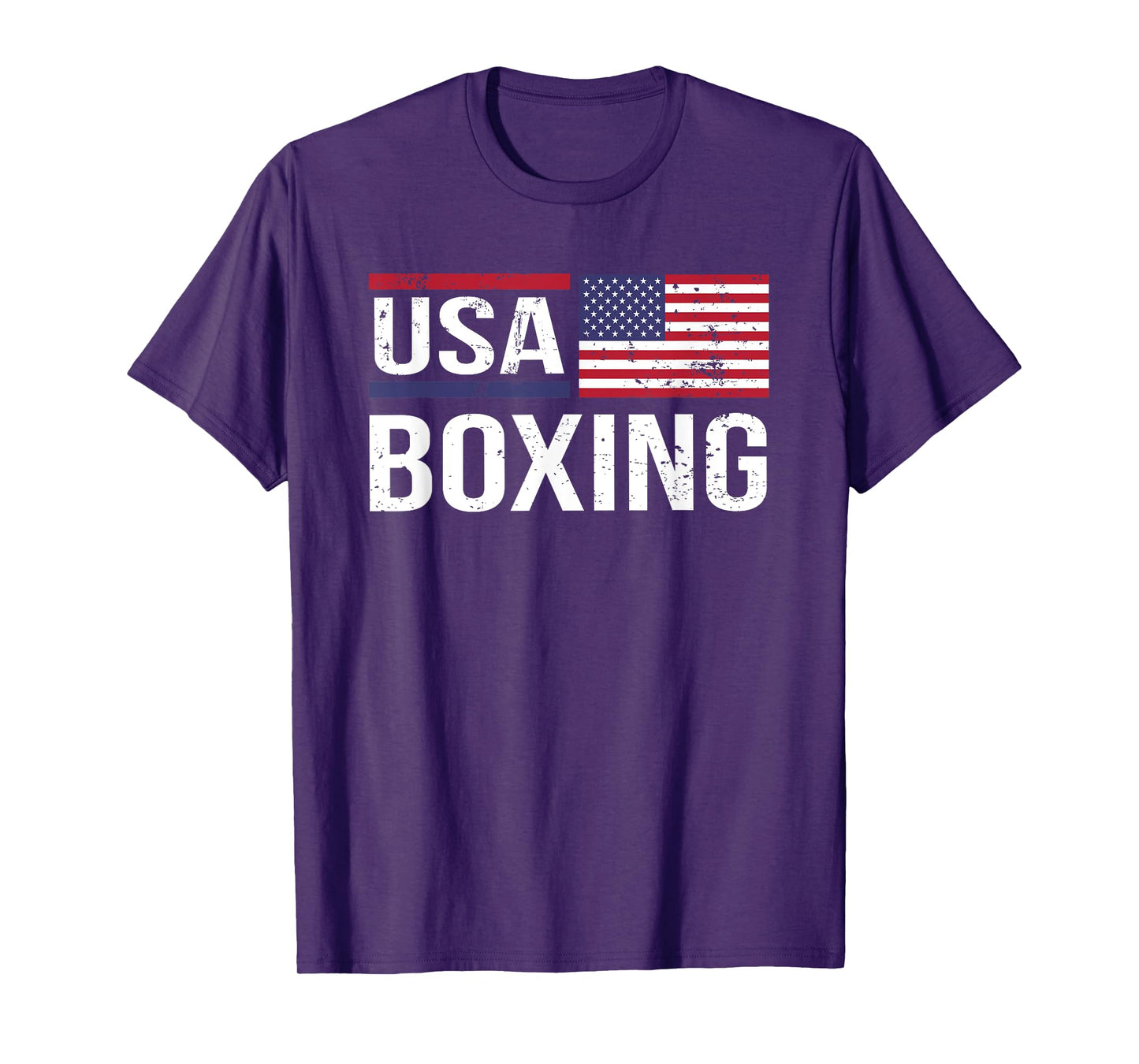 USA Boxing American Flag Gym Sparring Training Amateur Sport T-Shirt