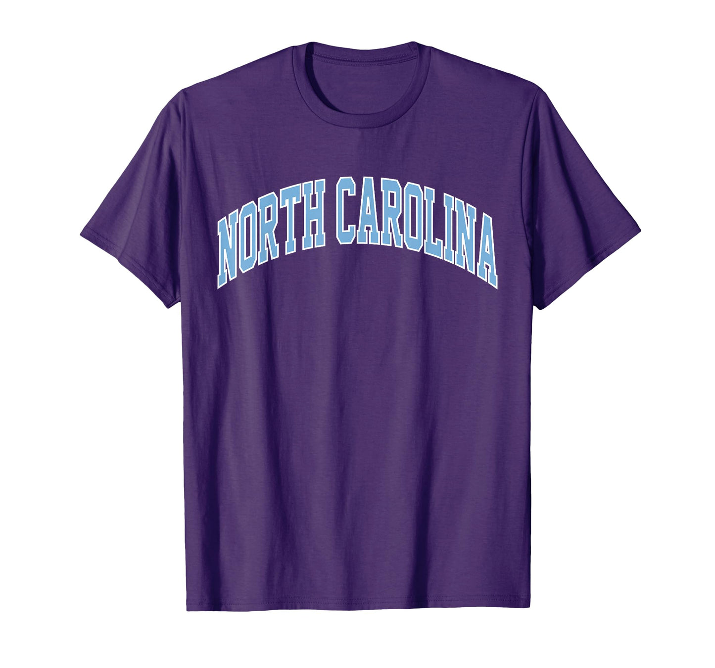 Retro North Carolina Blue Souvenir Simple North Carolina Tee T-Shirt