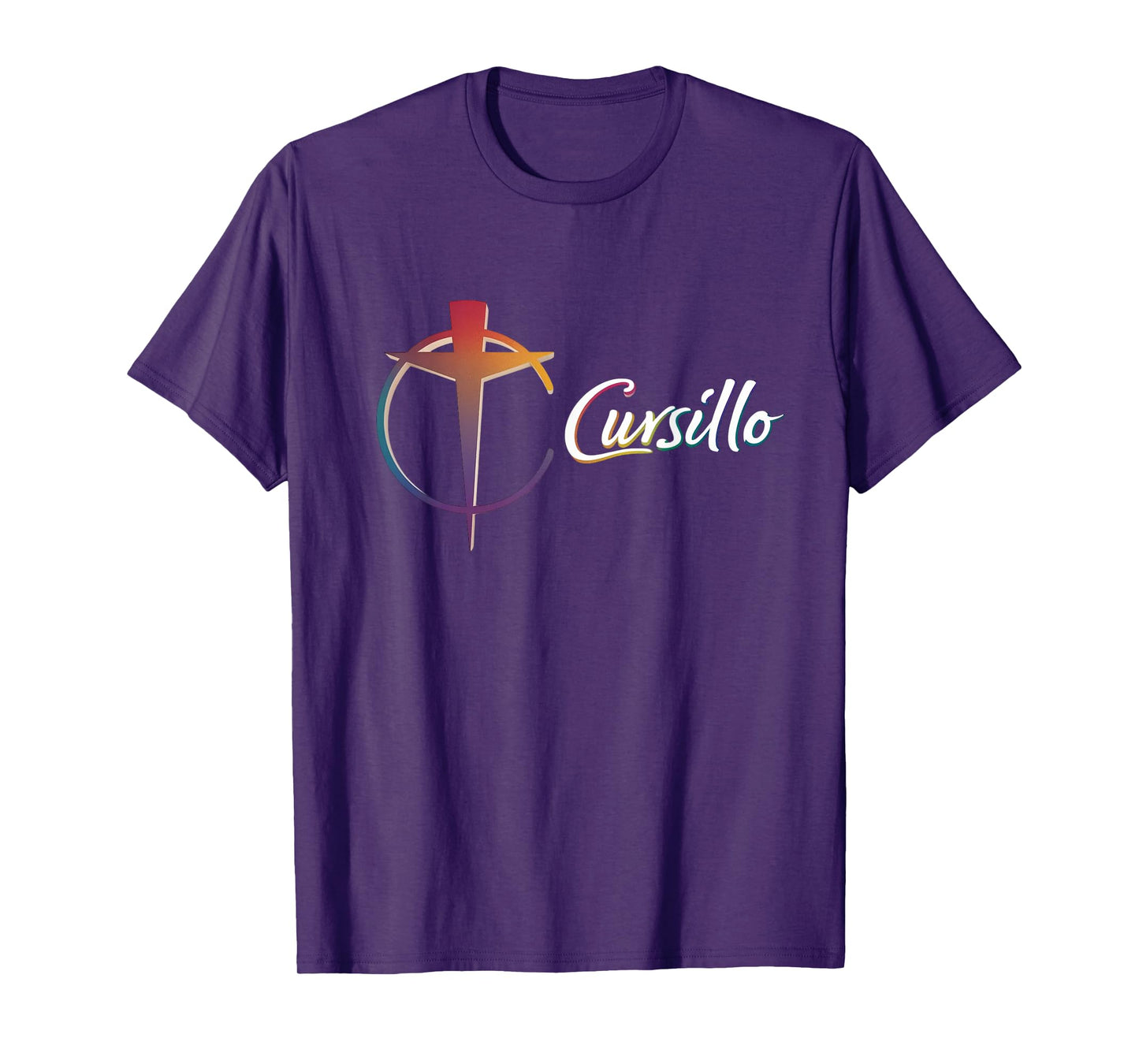 DeColores Cursillo Rainbow Rooster Catholic T-Shirt