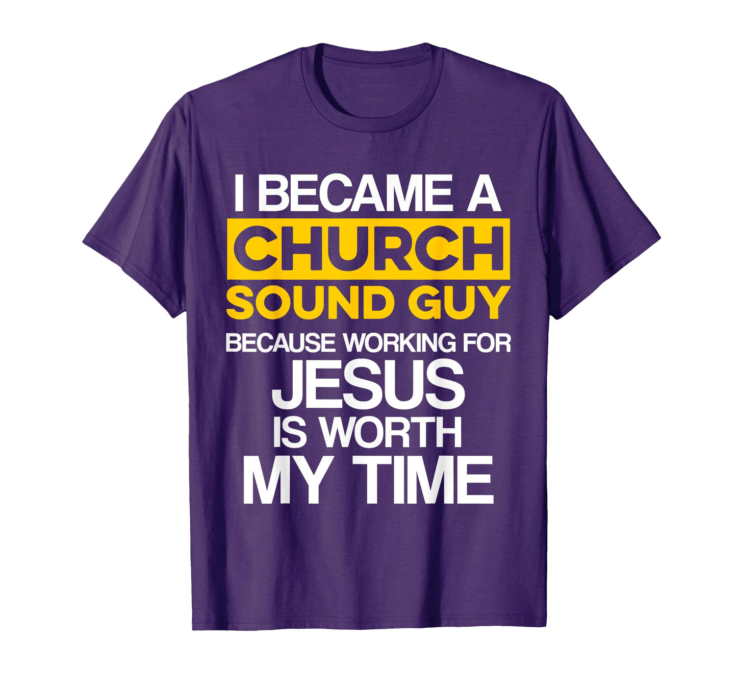 Church Sound Guy Jesus Audio Tech Engineer T-Shirt