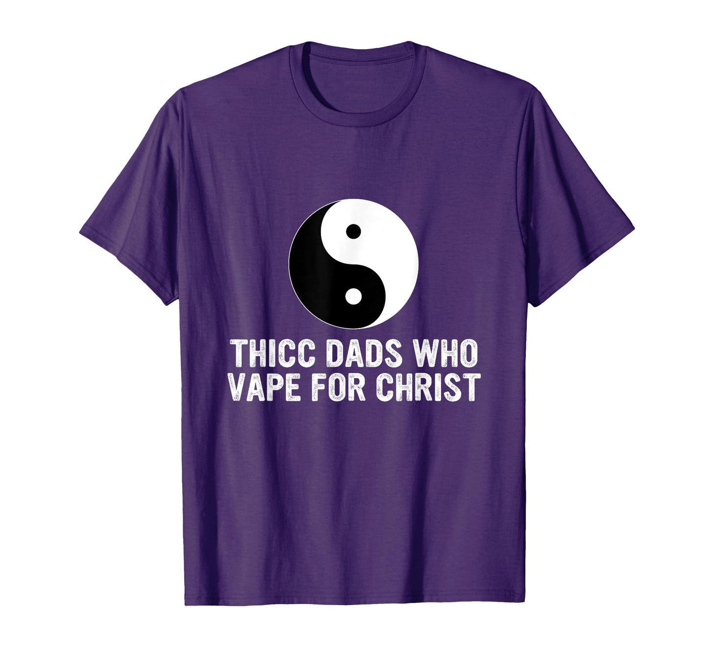 Thicc Dads Who Vape For Christ Father Day T-Shirt
