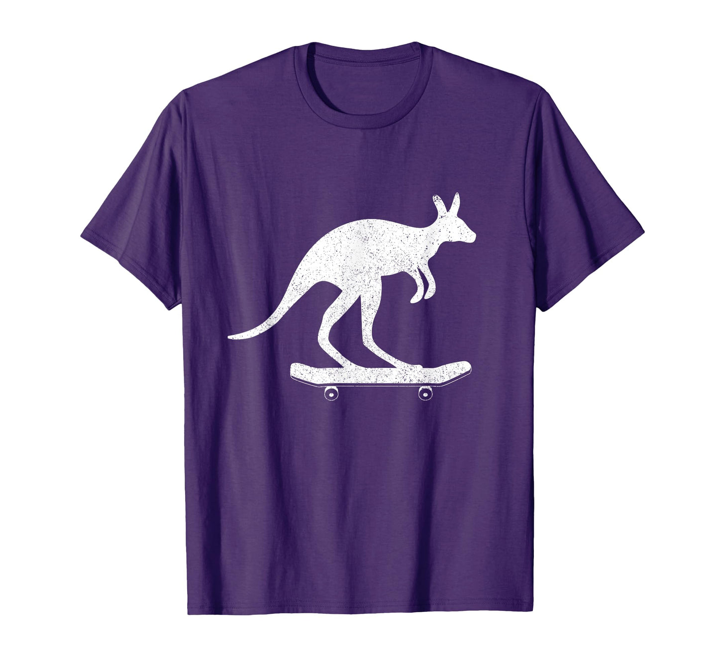 Cool Kangaroo rides Skateboard Fun Australia Travel Gift T-Shirt