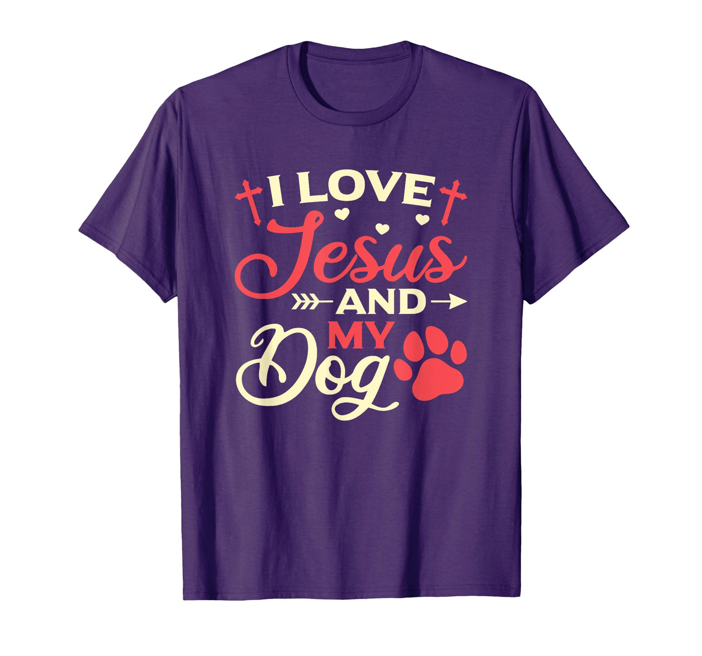 I Love Jesus And My Dog Religious Dog Owner Men Women T-Shirt