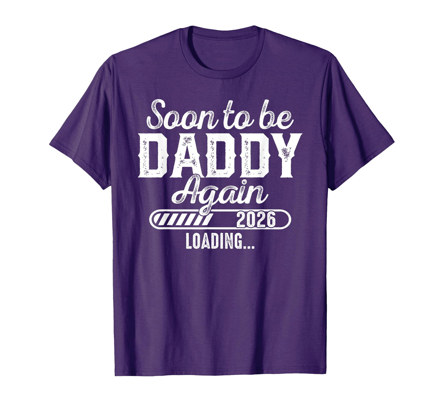 Mens Soon to be Daddy again est. 2026 Future New Dad T-Shirt