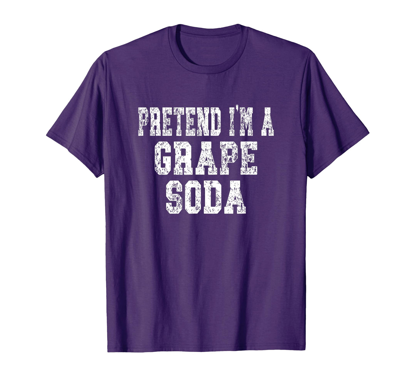 Pretend I'm A Grape Soda Easy Halloween Costume T-Shirt