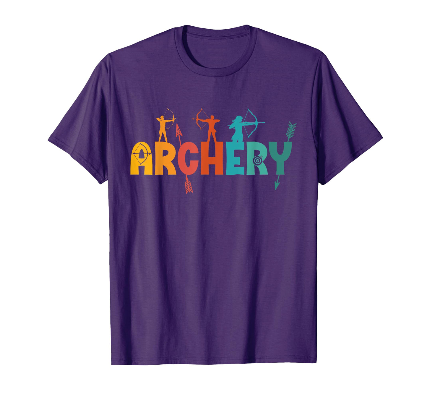 Archery Vintage Archer Sport Competition Bow Arrow Target T-Shirt