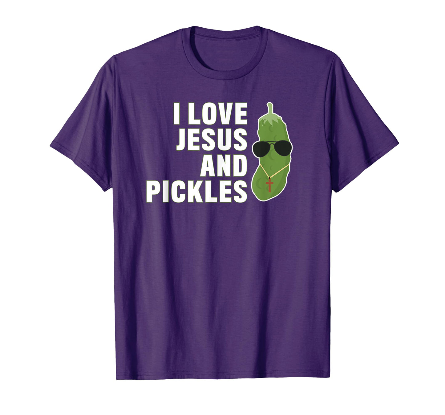 I Love Jesus And Pickles - Christian - Boys Girls Women Gift T-Shirt