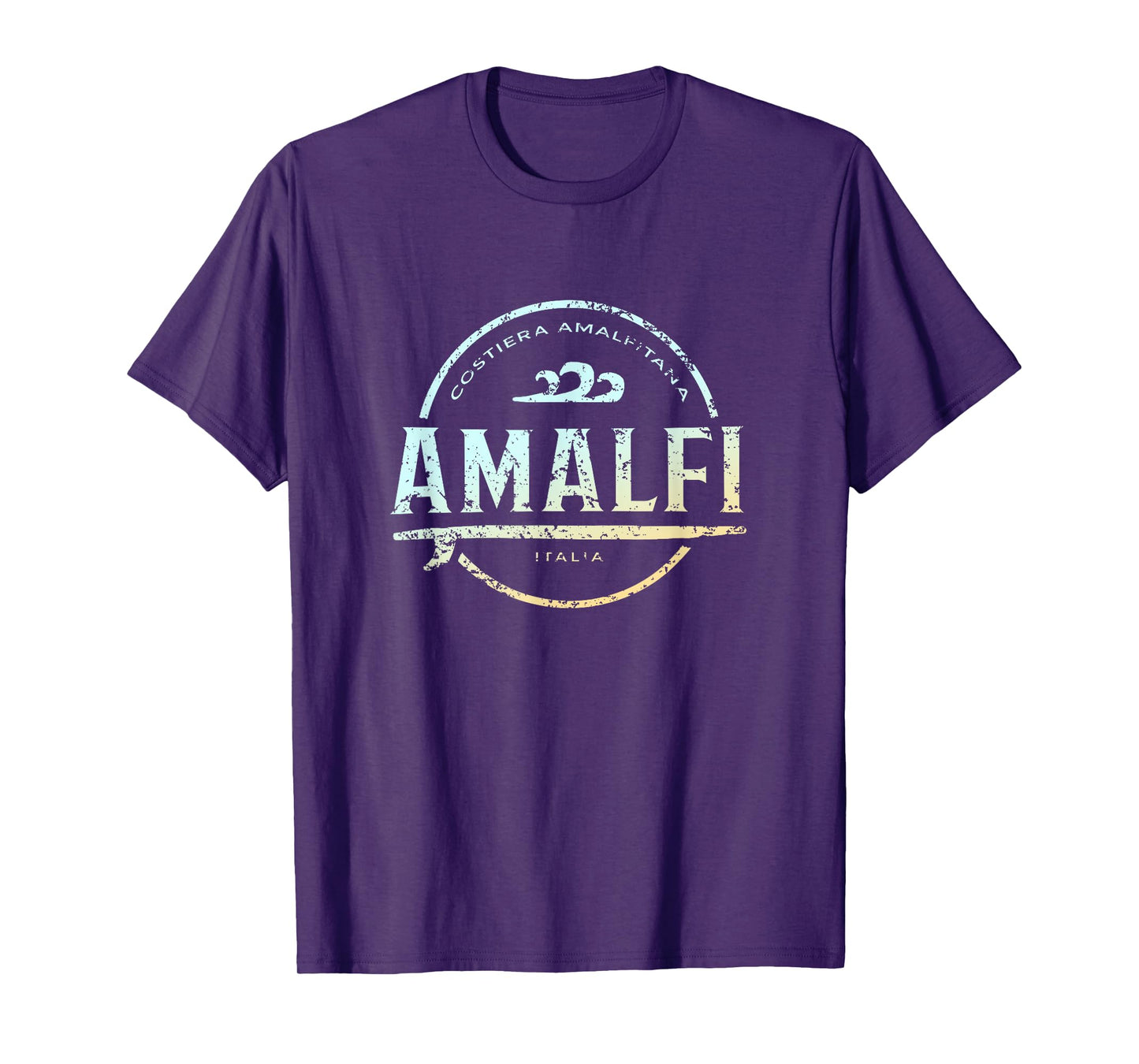 Amalfi Coast Italy - Retro Amalfi Italia Vintage Surf T-Shirt