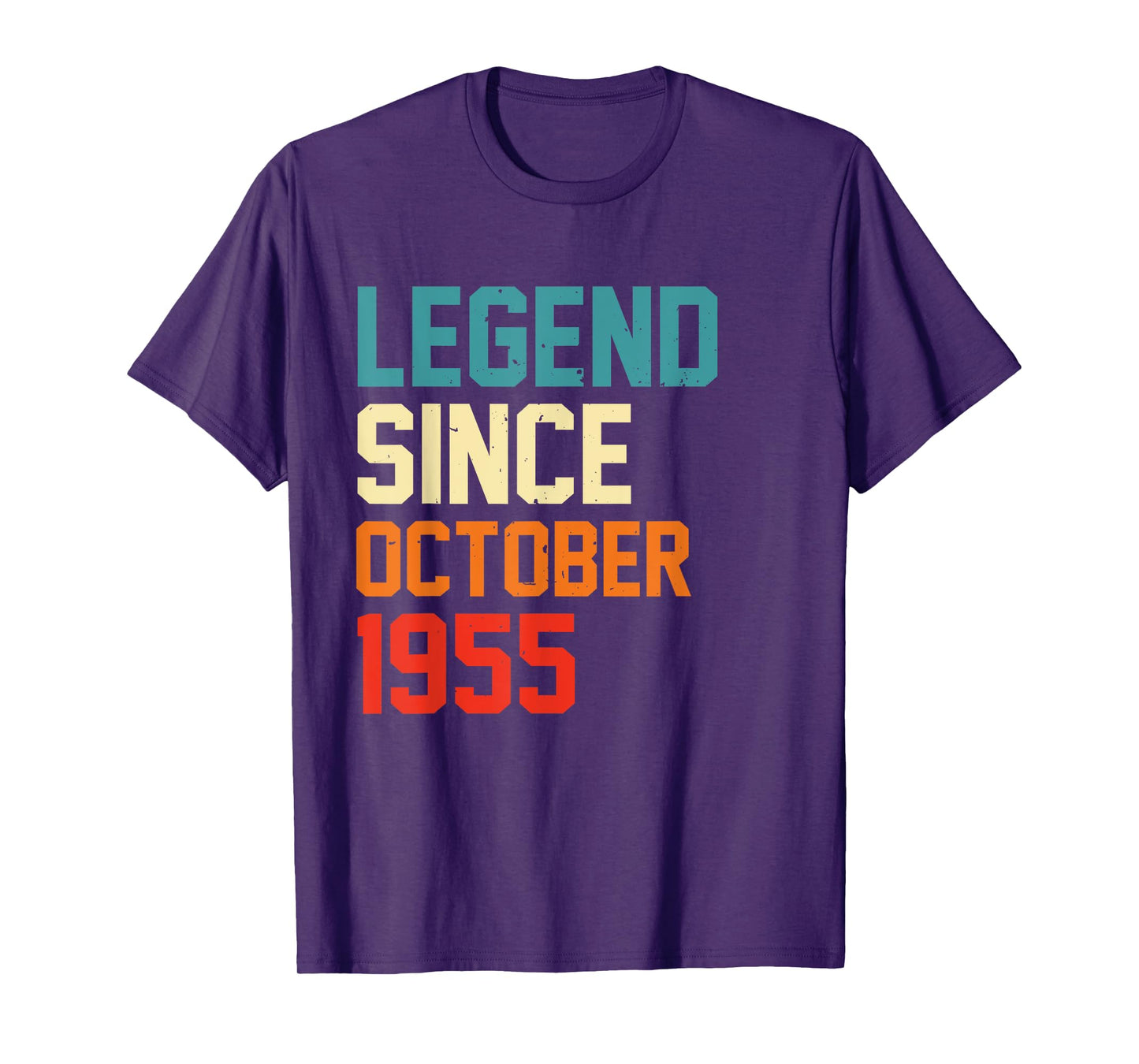 Funny Legend Since October 1955 Birthday Year T-Shirt