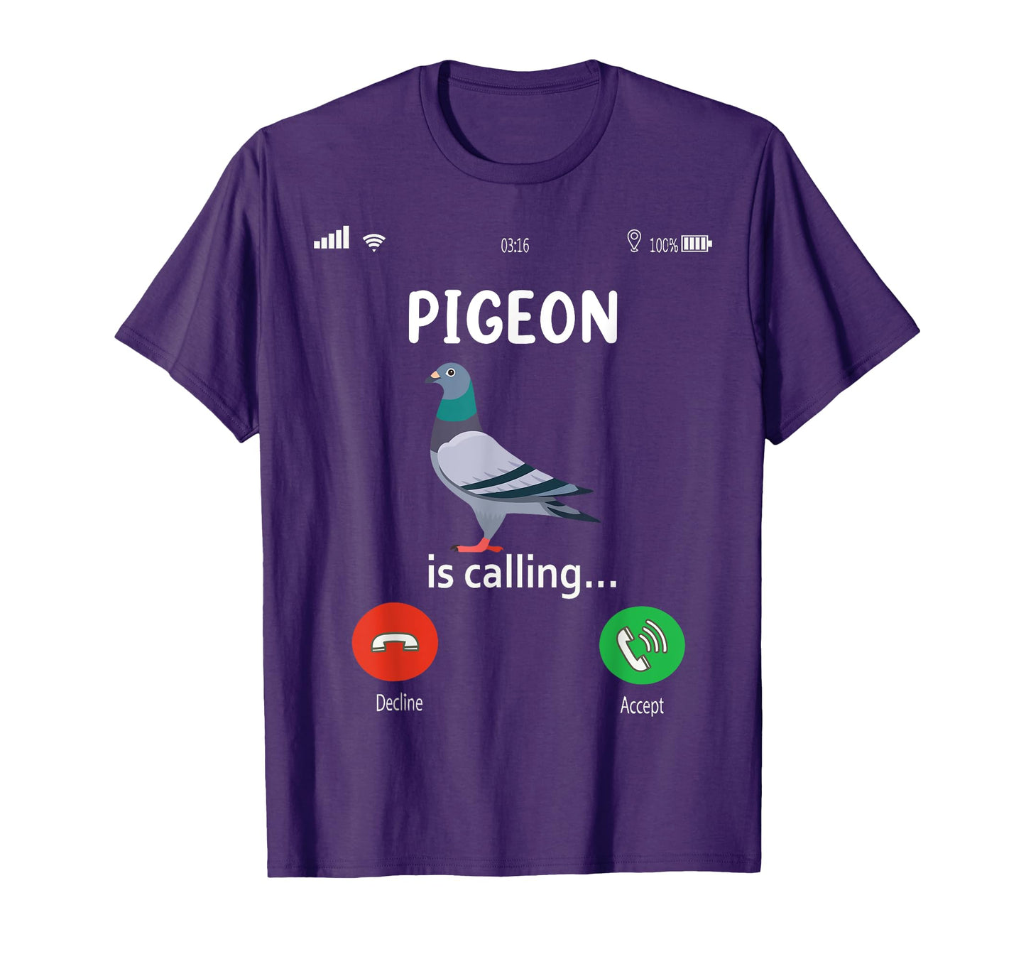 Pigeon Breeding is Calling Pigeons Lover Hobby Funny Pigeon T-Shirt