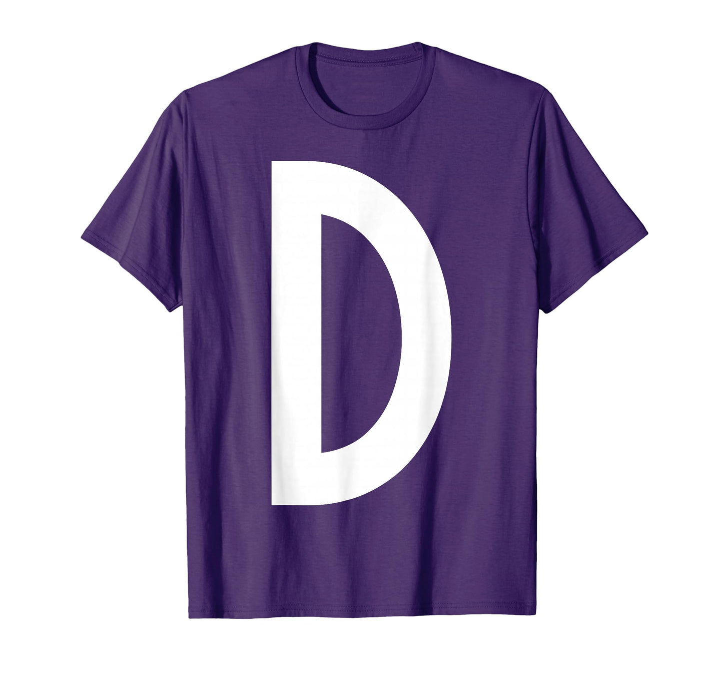 Letter D Funny Group Matching Christmas Costume 2025 Family T-Shirt