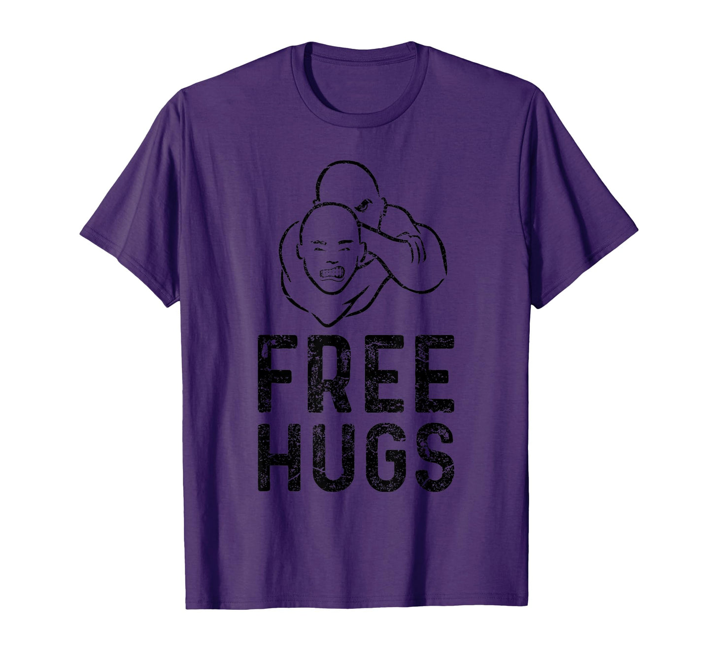 Funny BJJ Outfit Brazilian Jiu-Jitsu Free Hugs T-Shirt