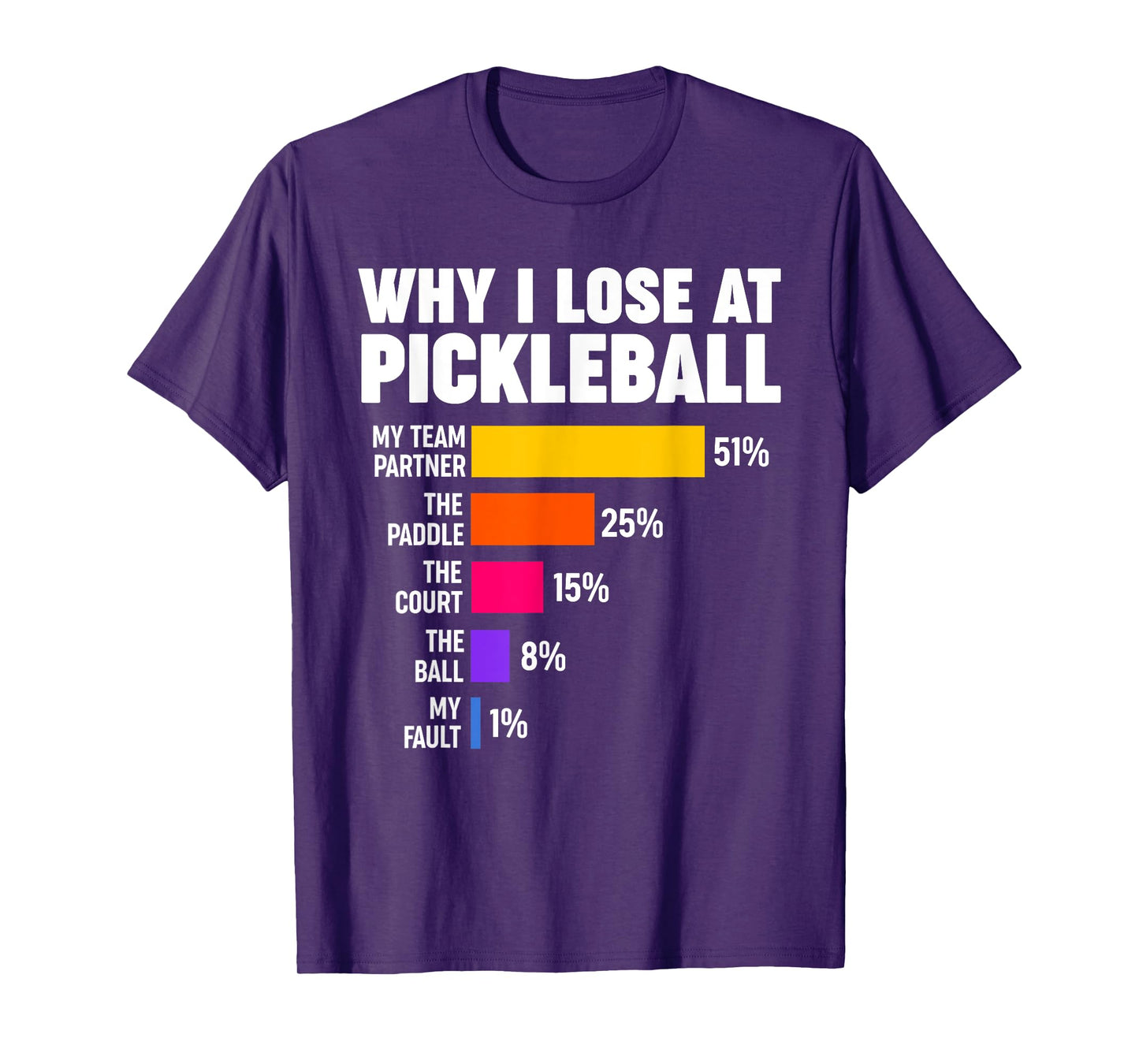 Why I lose at Pickleball T-Shirt