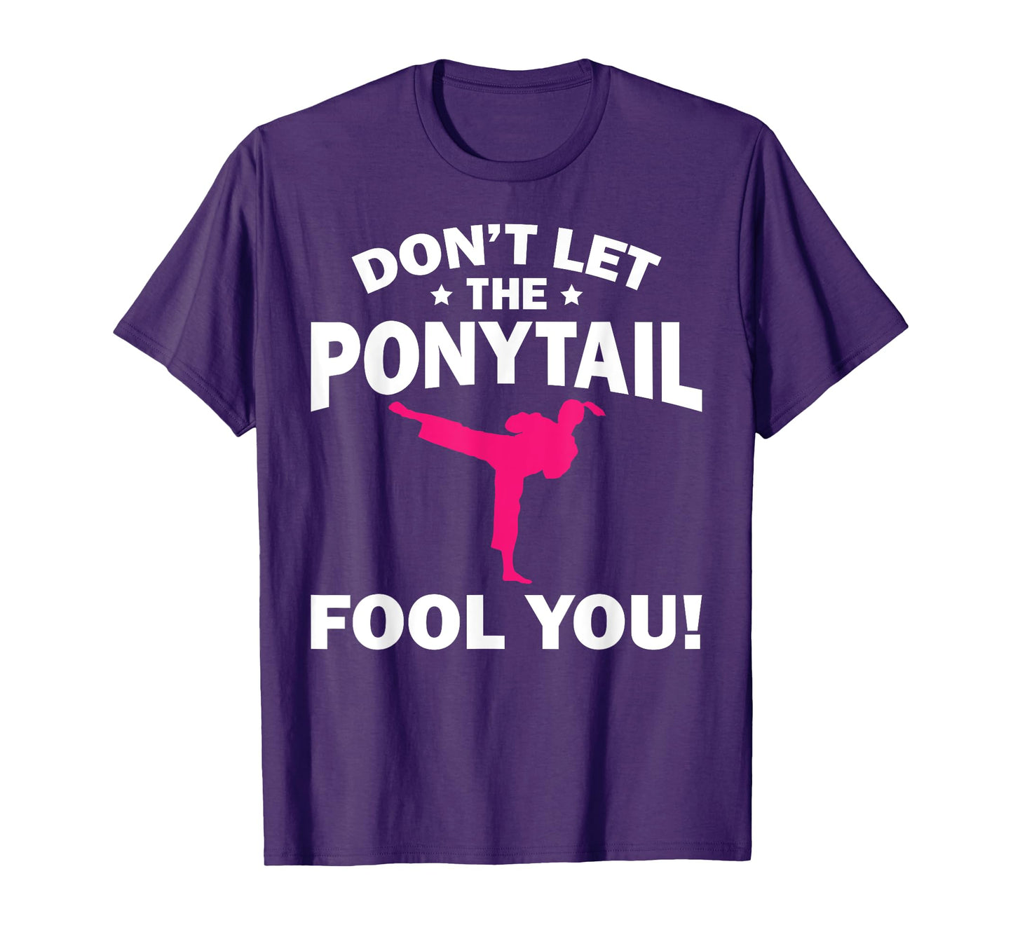 Funny Girl Karate Design Kids Women Kickboxing Black Belt T-Shirt