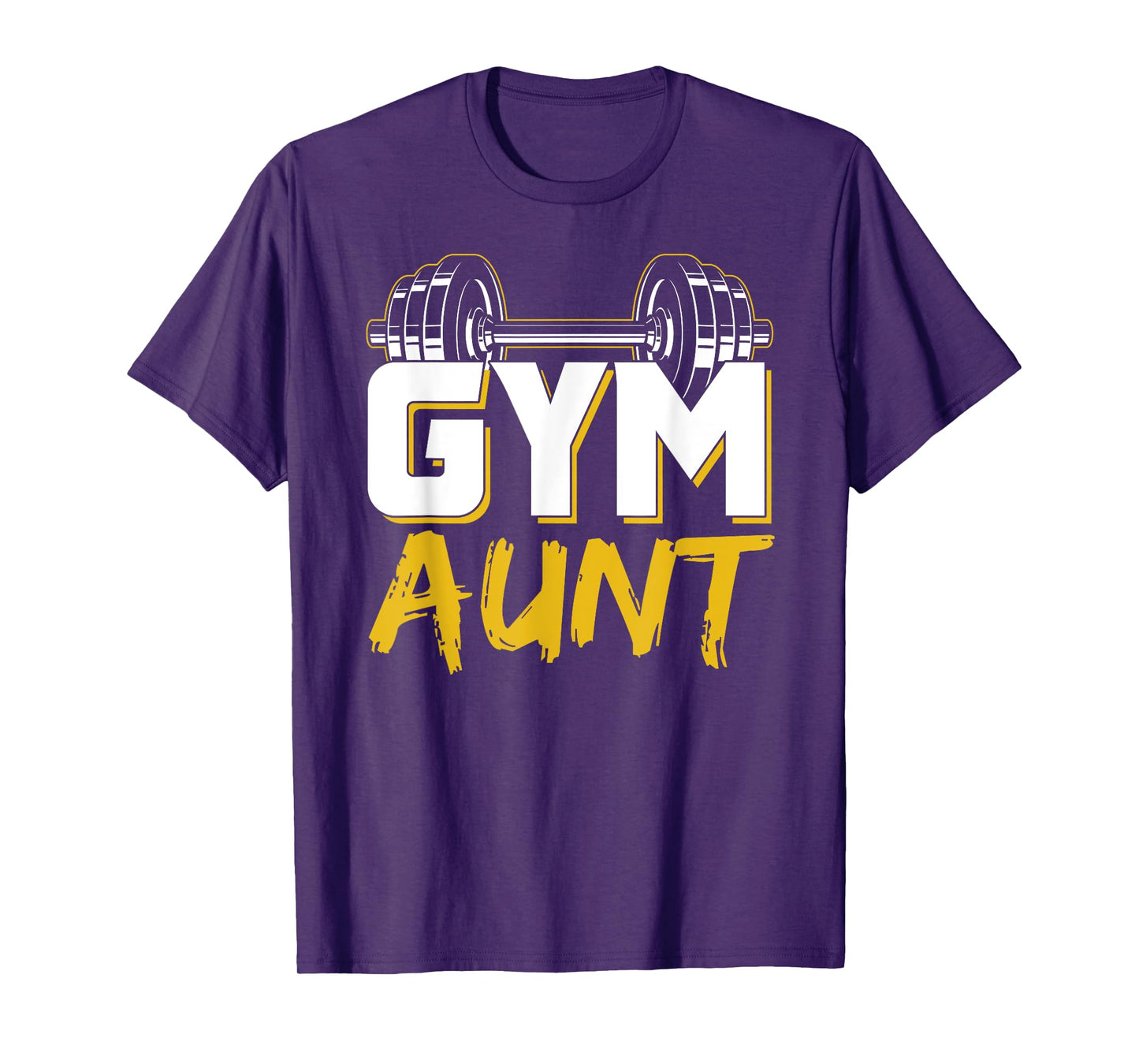 Gym Aunt Fitness Weightlifting Training Workout T-Shirt