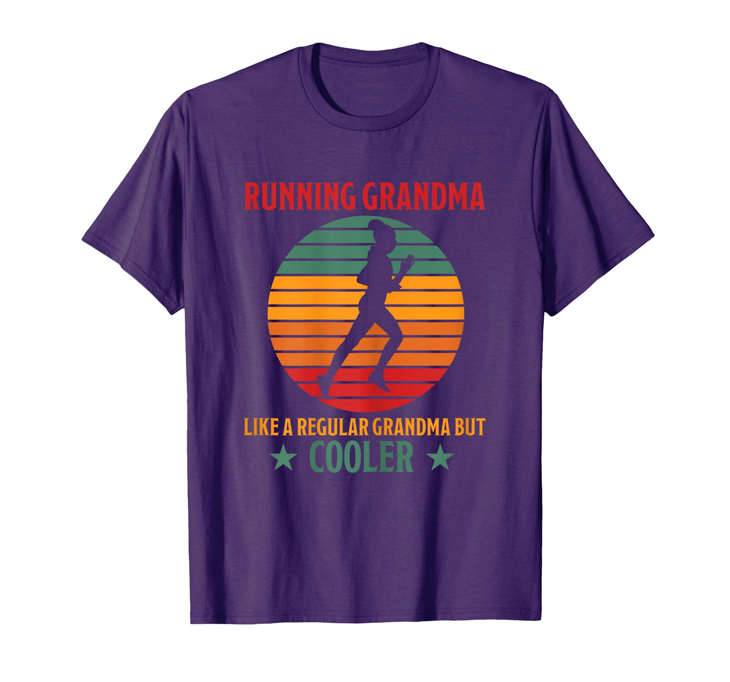 Running Grandma Cooler Funny Saying Running Grandma Jogging T-Shirt