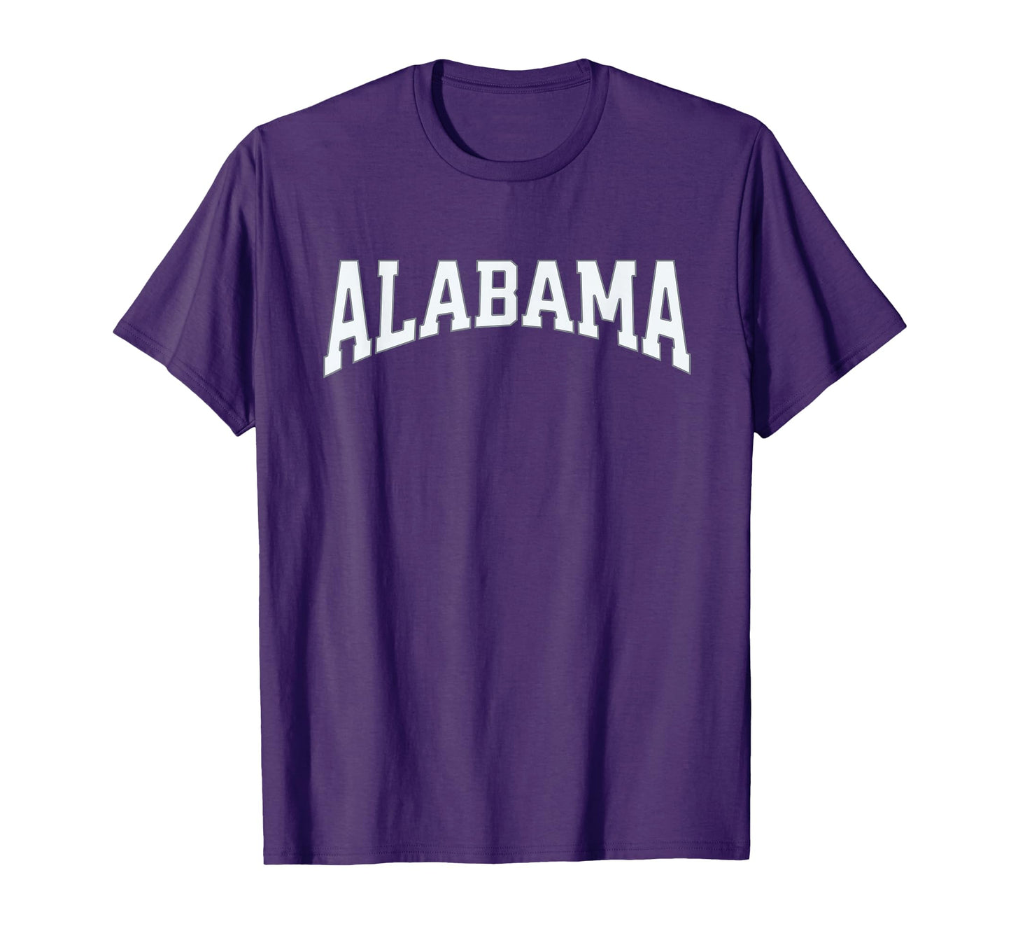 Vintage Alabama Arched Print Sports Fan Retro T-Shirt