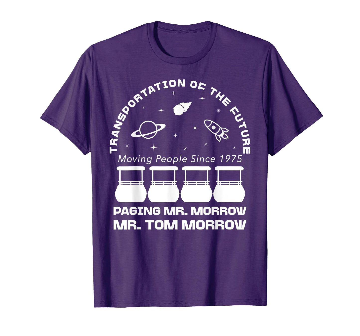 Paging Mr. Morrow, Tomorrow, People, Theme Park Ride, Mover T-Shirt